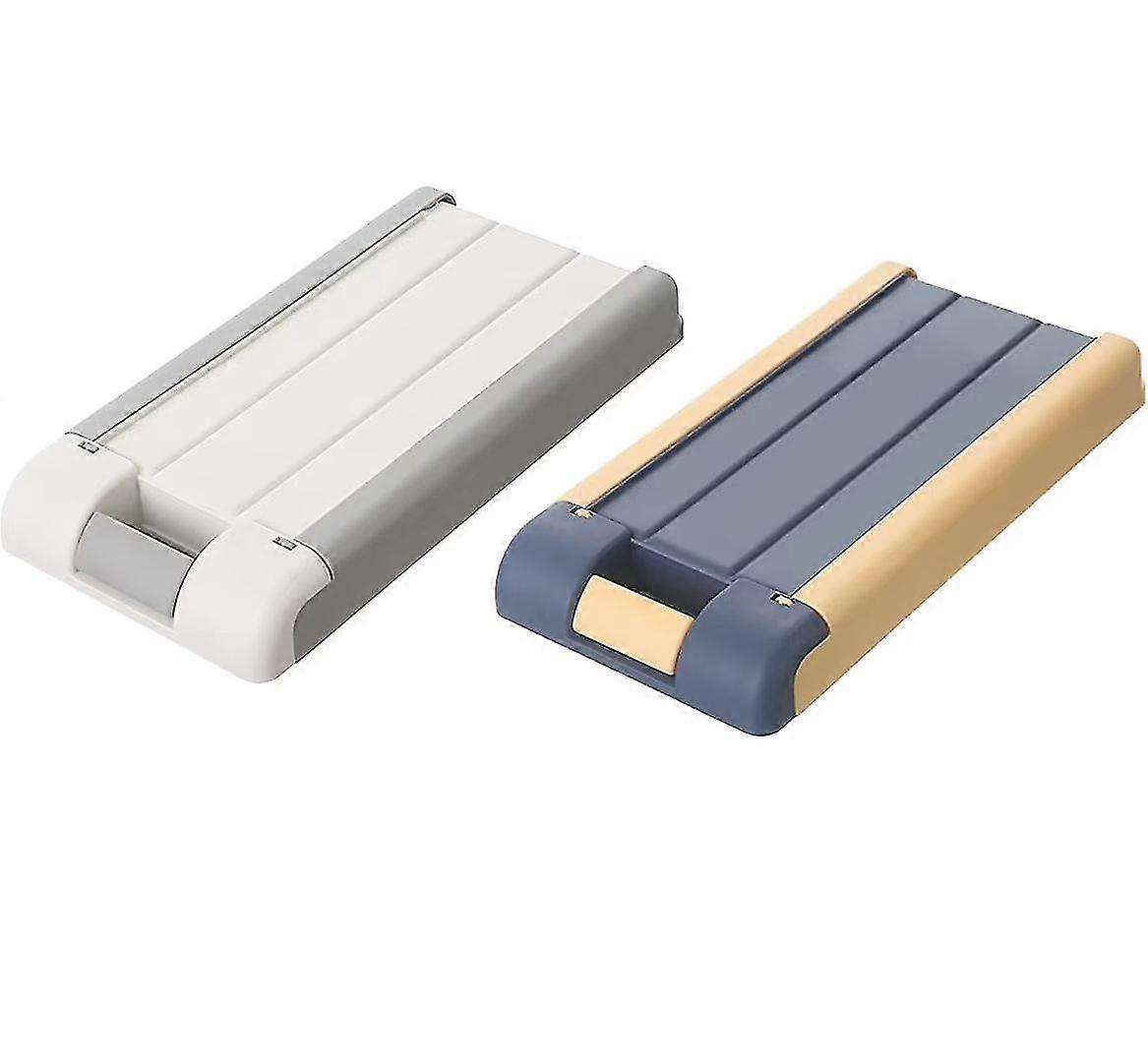 Under Desk Drawer Organizer, Self-adhesive Creative Hidden Drawer, Under Table Drawer Storage Tray, For Home, School And Office, Save Space(2pcs