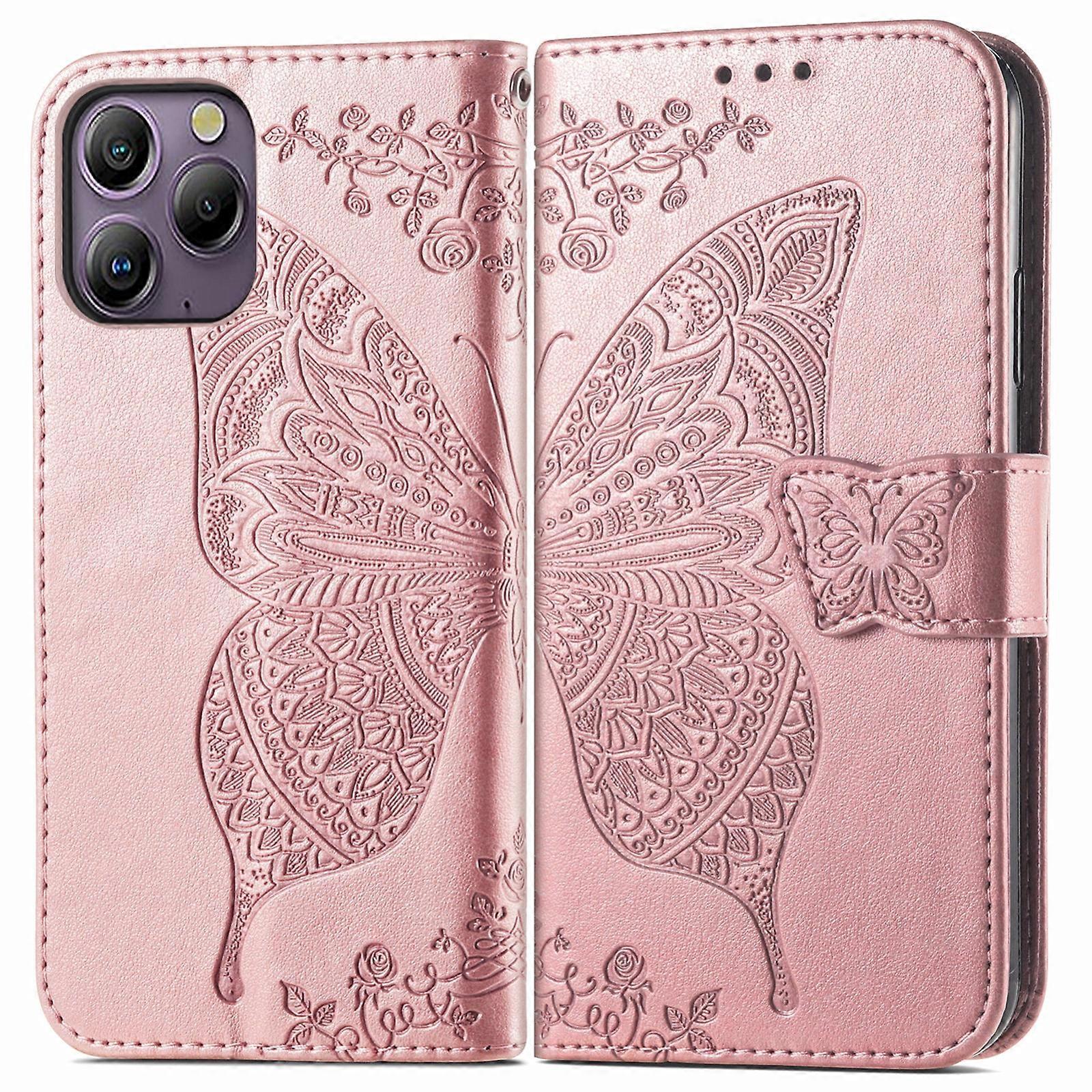 Butterfly Flower Leather Case For Blackview A96