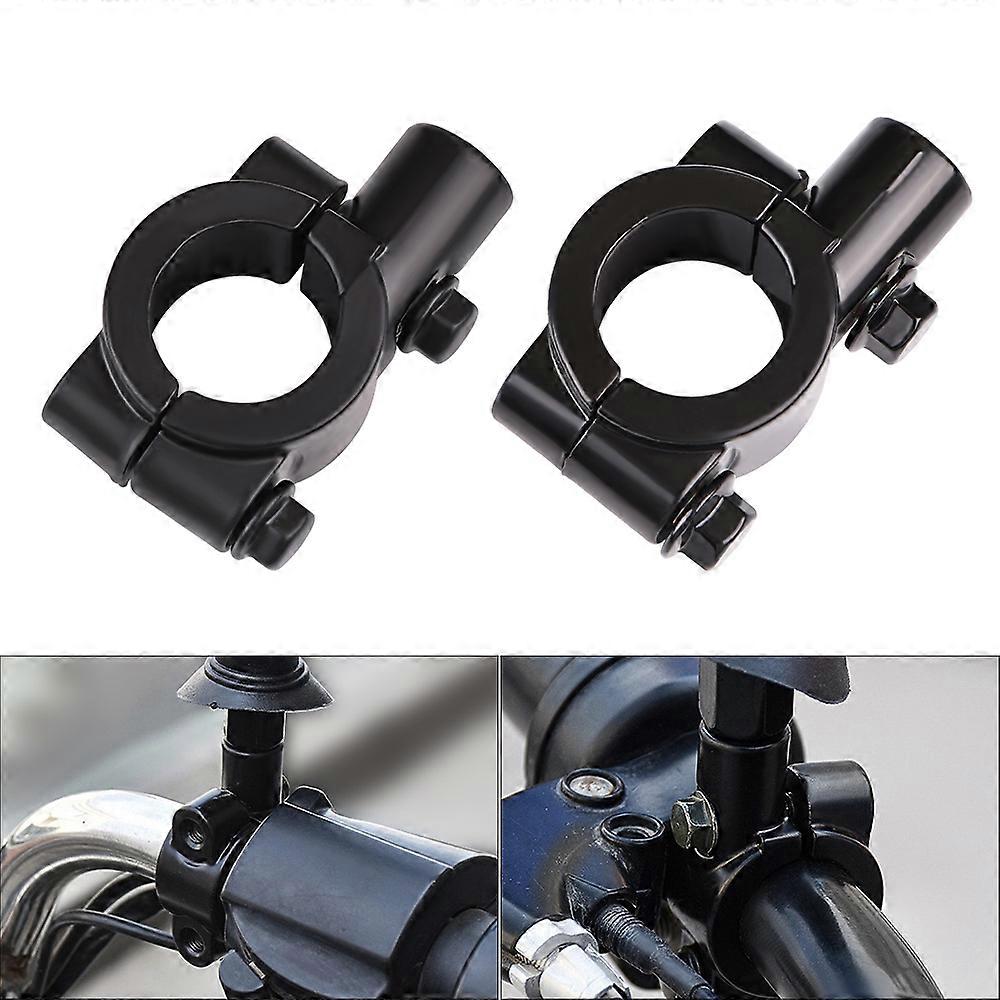 Motorcycle Rearview Mirror Mount Holder Adapter Clamp Base Aluminum 8mm 10mm Motorbicke Tool Motorcycle Mirror Holder 1pc
