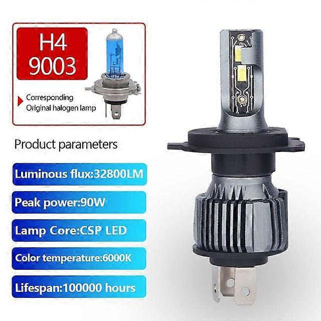 2pcs H11 H4 H7 LED Headlights 90W H1 H8 9005 HB3 9006 HB4 LED Bulbs Auto Fog Lights Lamp 12v 6000K