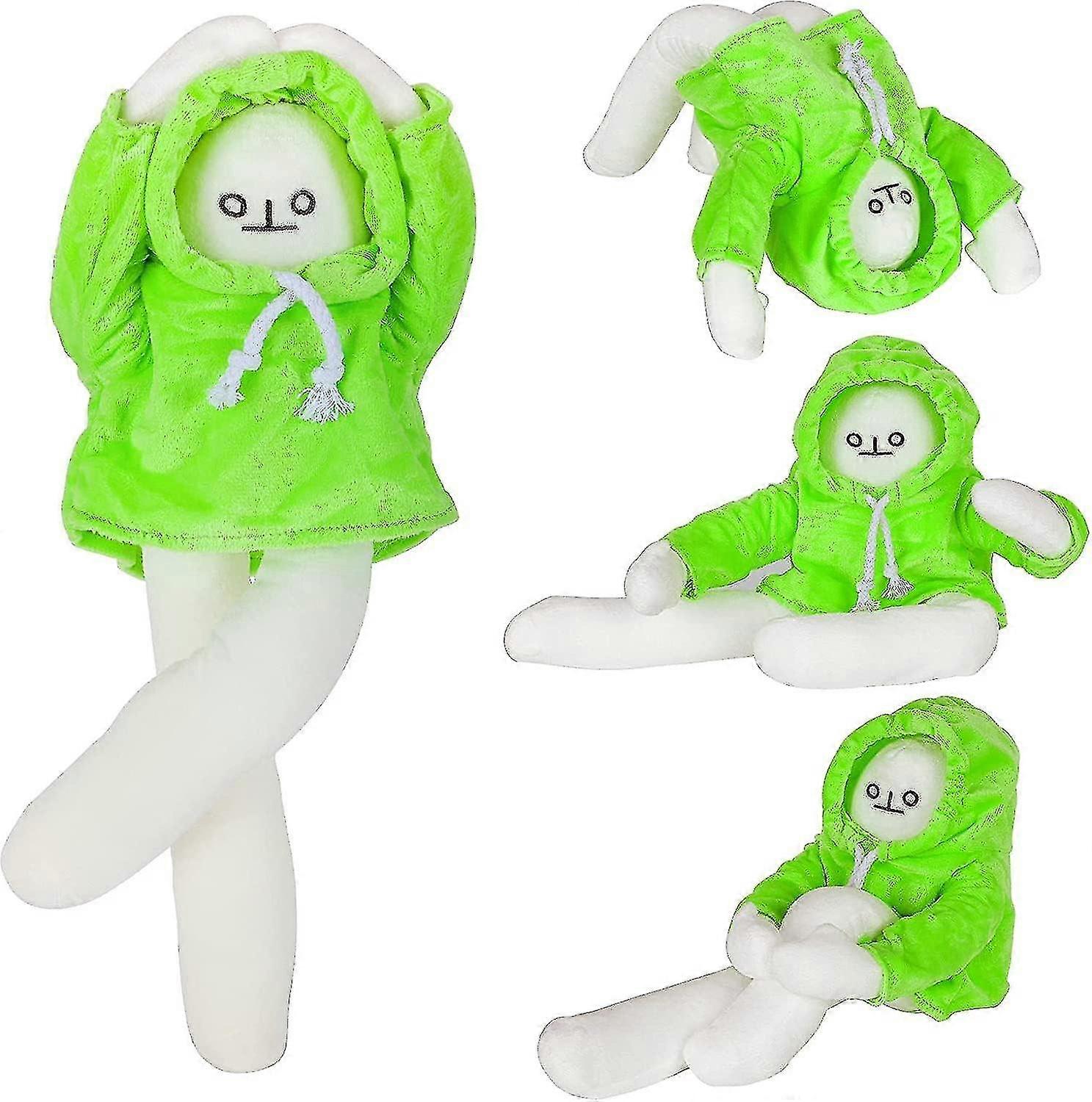 18cm Plush Banana Man Toy com ímã - Boneca de pelúcia mutável engraçada