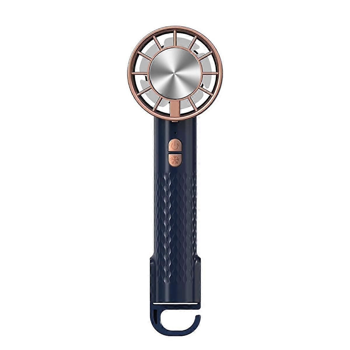 Portable Handheld Fan High Wind Power Desktop Fan Circulator Personal Cooler Hand Fan with Semiconductor Ice Cooling,C