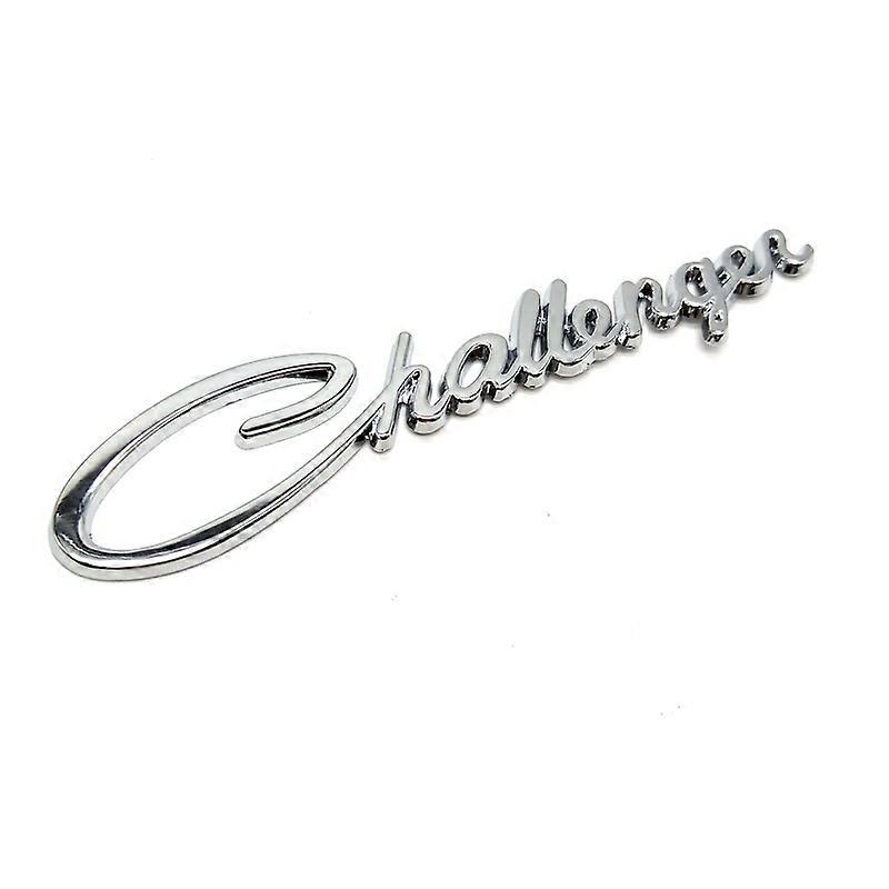 3D معدن كروم أسود شعار تشالنجر شعار رسائل شارة صندوق السيارة لدودج هوكا SRT هيلكات تشالنجر