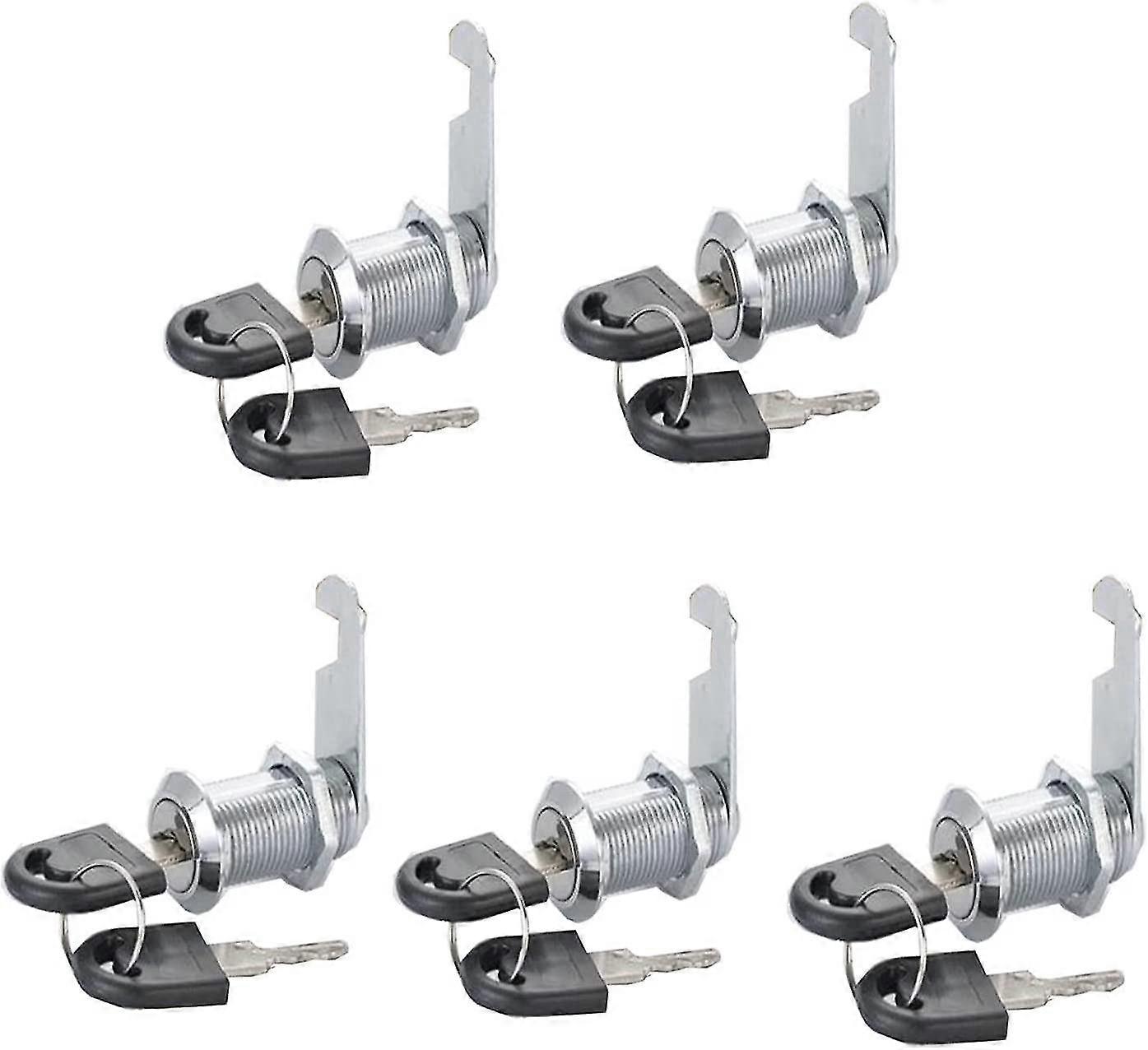 5 Pieces Cabinet Door Lock, Mailbox Lock With 10 Keys, For Cupboard Cabinet, Cabinet, Mailbox Drawer Door, Etc.