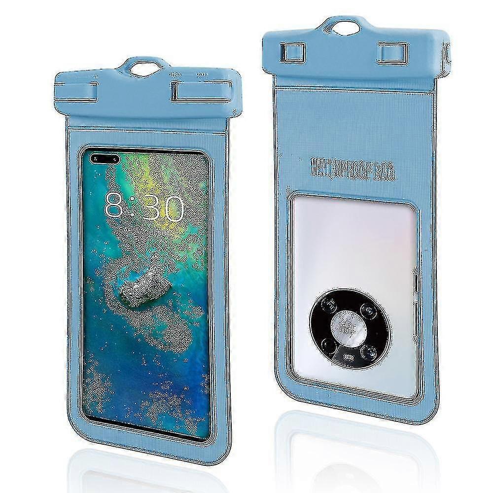 Drift Diving Swimming Mobile Phone Waterproof Case - Blue
