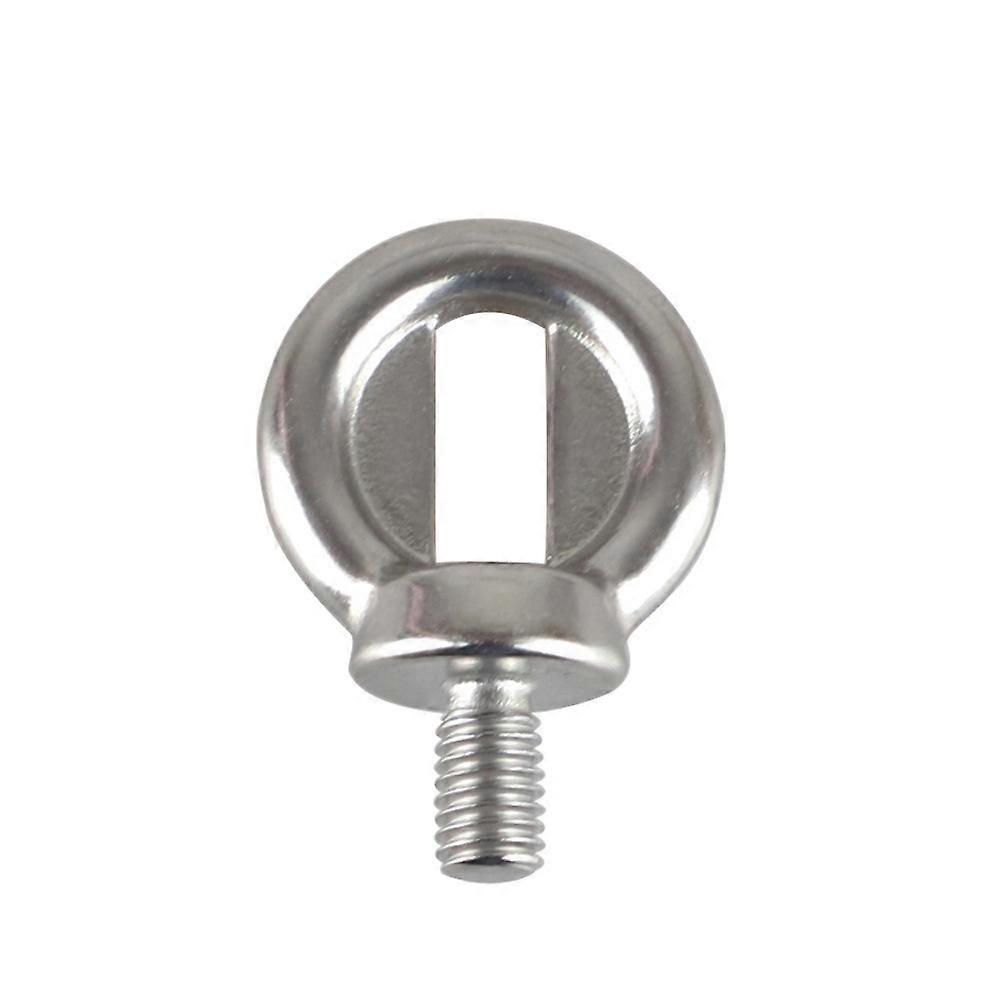 Confezione da 4 bulloni a occhiello oscillante in acciaio inossidabile, anelli oscillanti a vite, viti per anelli di sicurezza, hardware per parchi giochi, anelli di sollevamento anti-pizzicamento