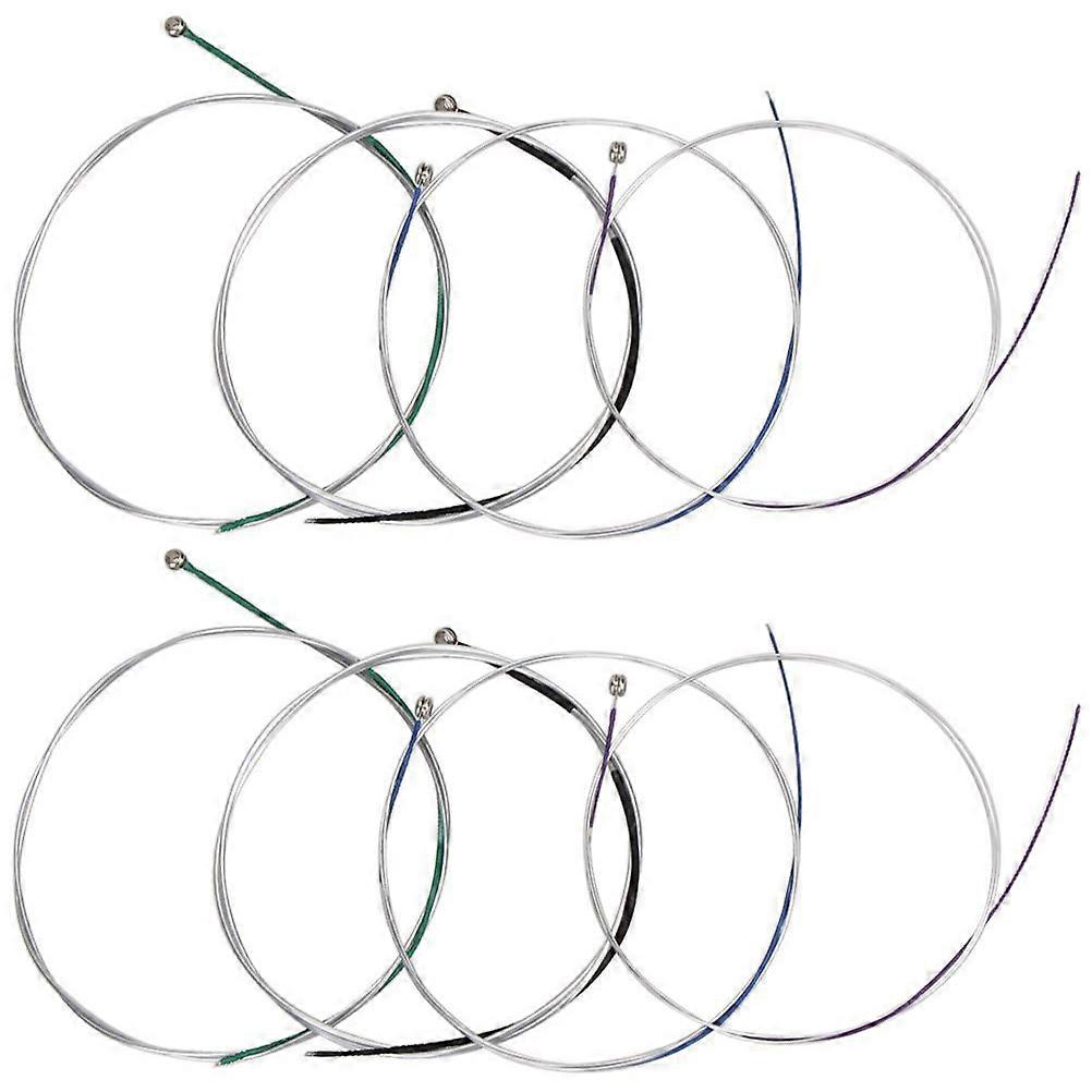 8Pcs Violin Strings Kit 4/4 String Replacements Universal Full Violin Strings Set for Violin