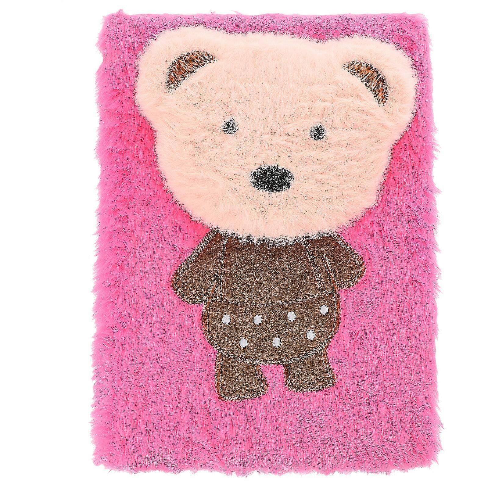Lovely Notebook Daily Use Plush Notebooks Fluffy Diary Notepads Daily Use Notebook