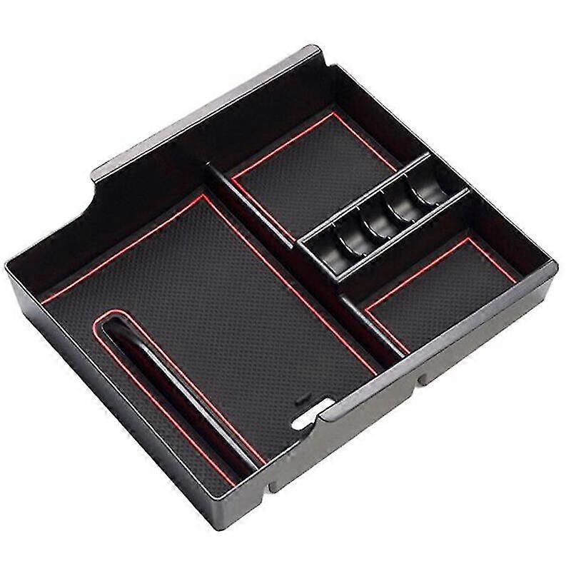 Armrest Storage Box For Alphard Vellfire Ah30 2015-2018 Console Organizer Insert Cup Holder Abs Tra