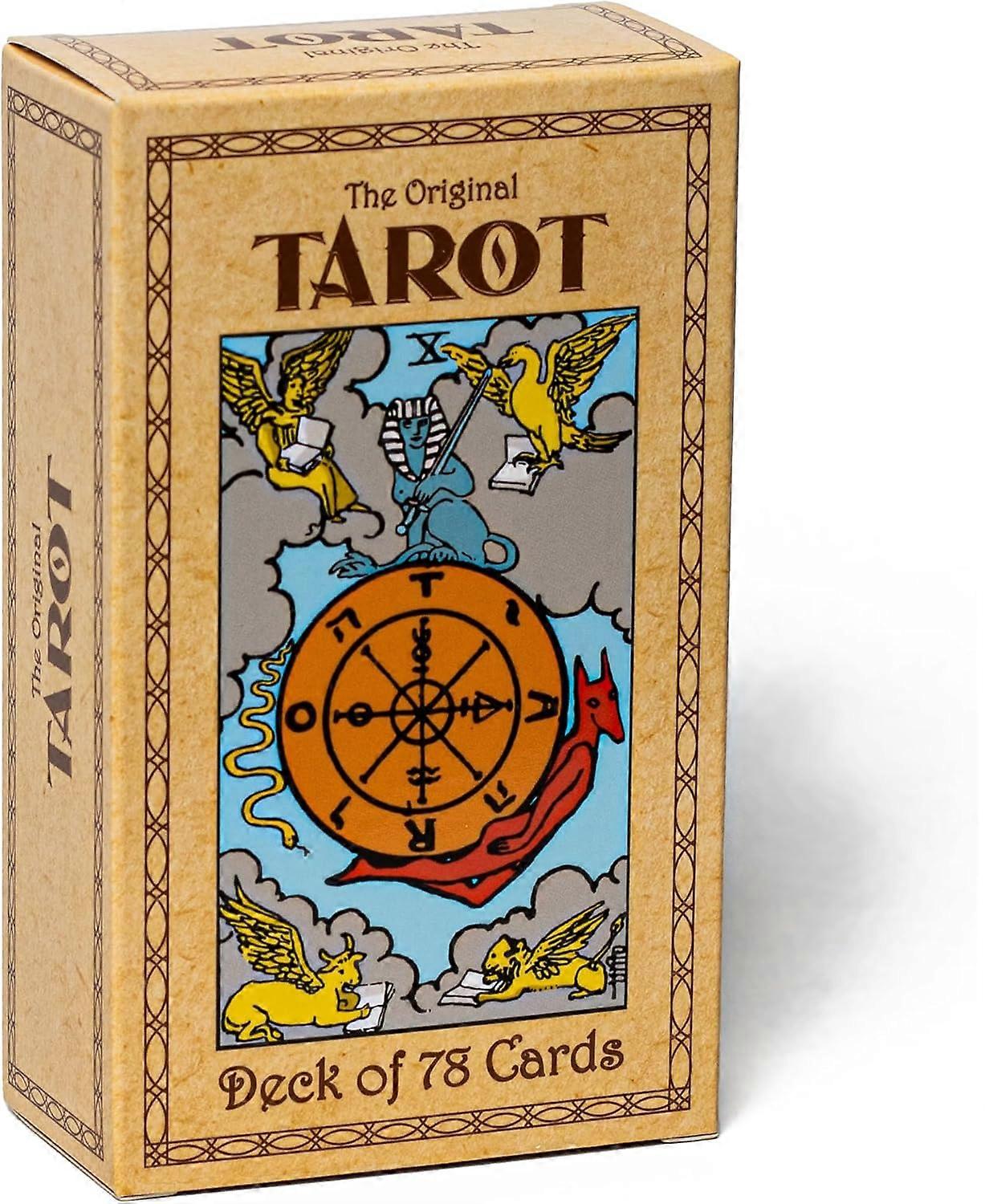The Original Tarot Cards Deck with Guide Book for Beginners, Improved Alternative to Rider Waite Tarot Deck