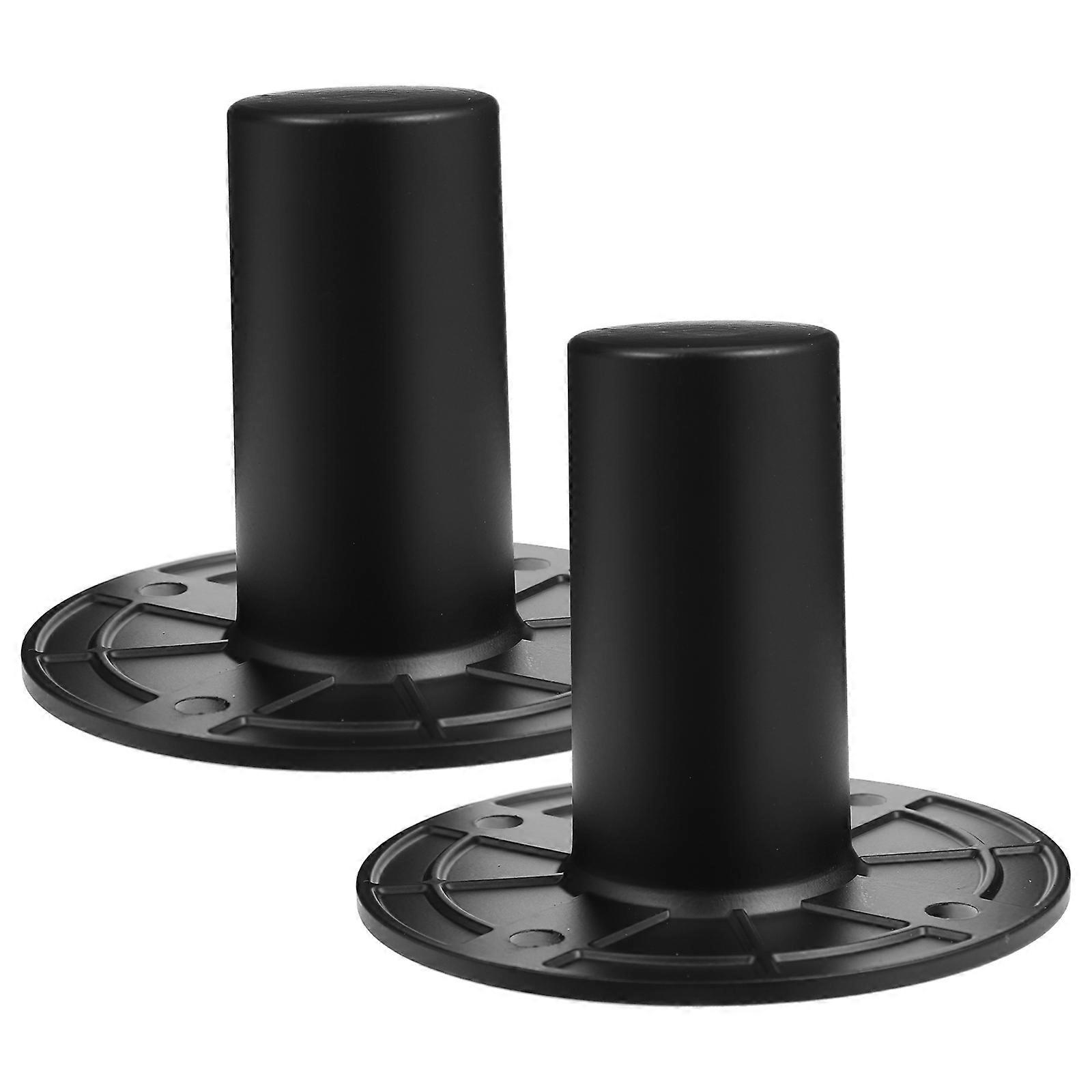 2 Pcs Computer Desktop Stand Metal Speaker Tray Speaker Base Speaker Floor Stands Speaker Holder Speaker Support