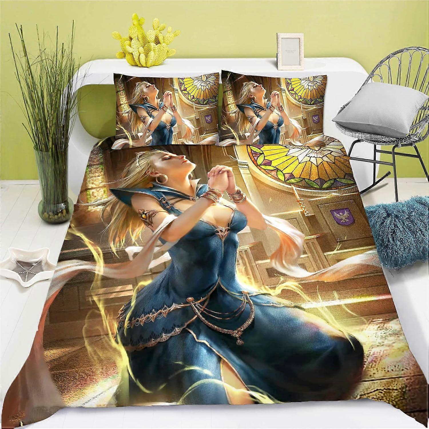 Legend of The Cryptids Combat Gel Dekbedovertrekset, Microvezel Dekbedovertrek met Ritssluiting