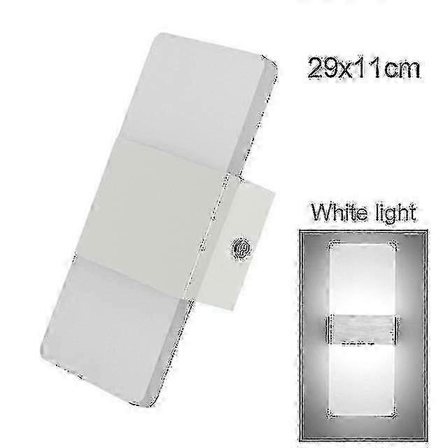 Led Light-up Down Cube Indoor Outdoor Sconce Lighting Lamp Fixture Decor Hr(5)