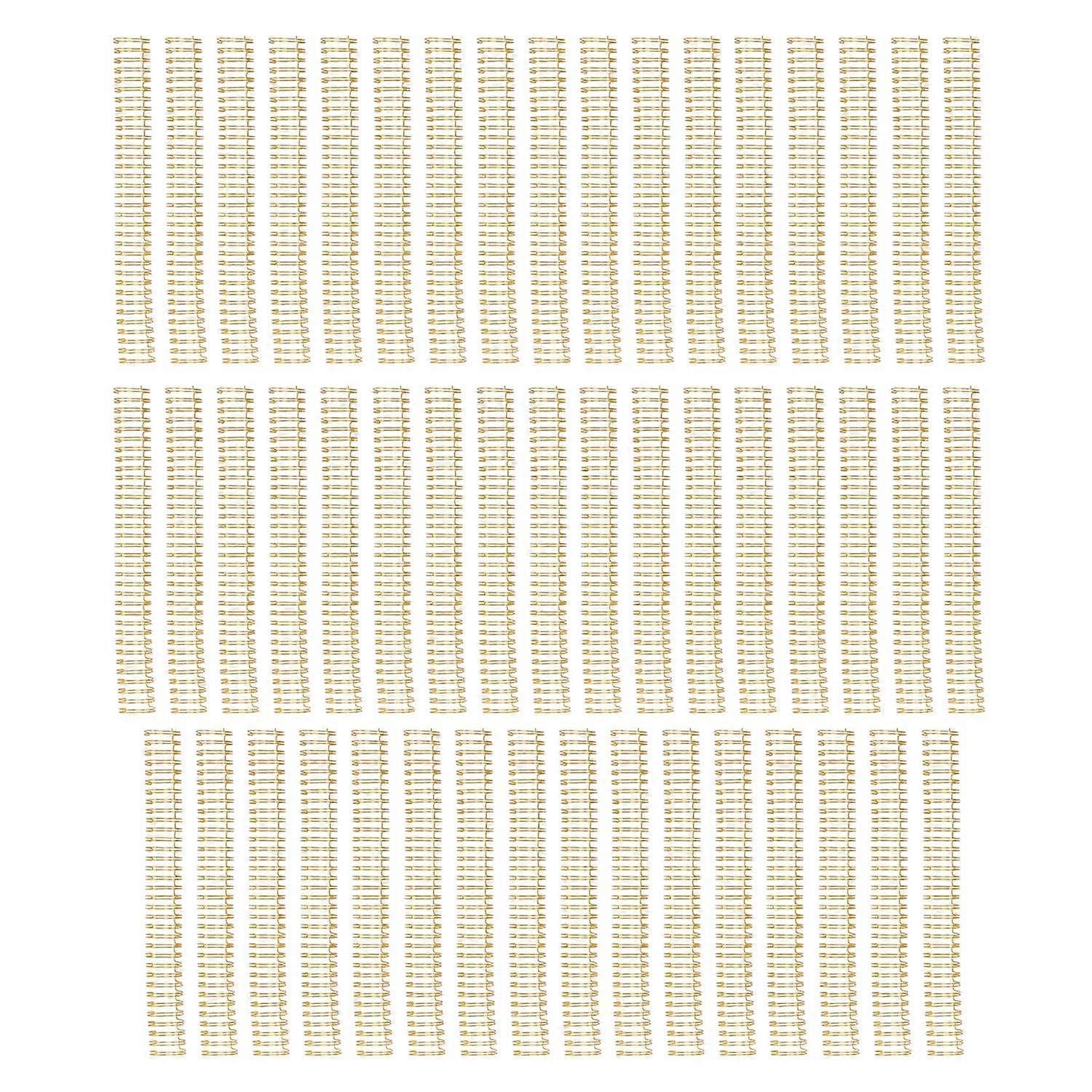 50 Packs Double Loop Wire Binding Spines A4 Paper Size 180 Sheets Capacity 3/4in Diameter Wire Bindi