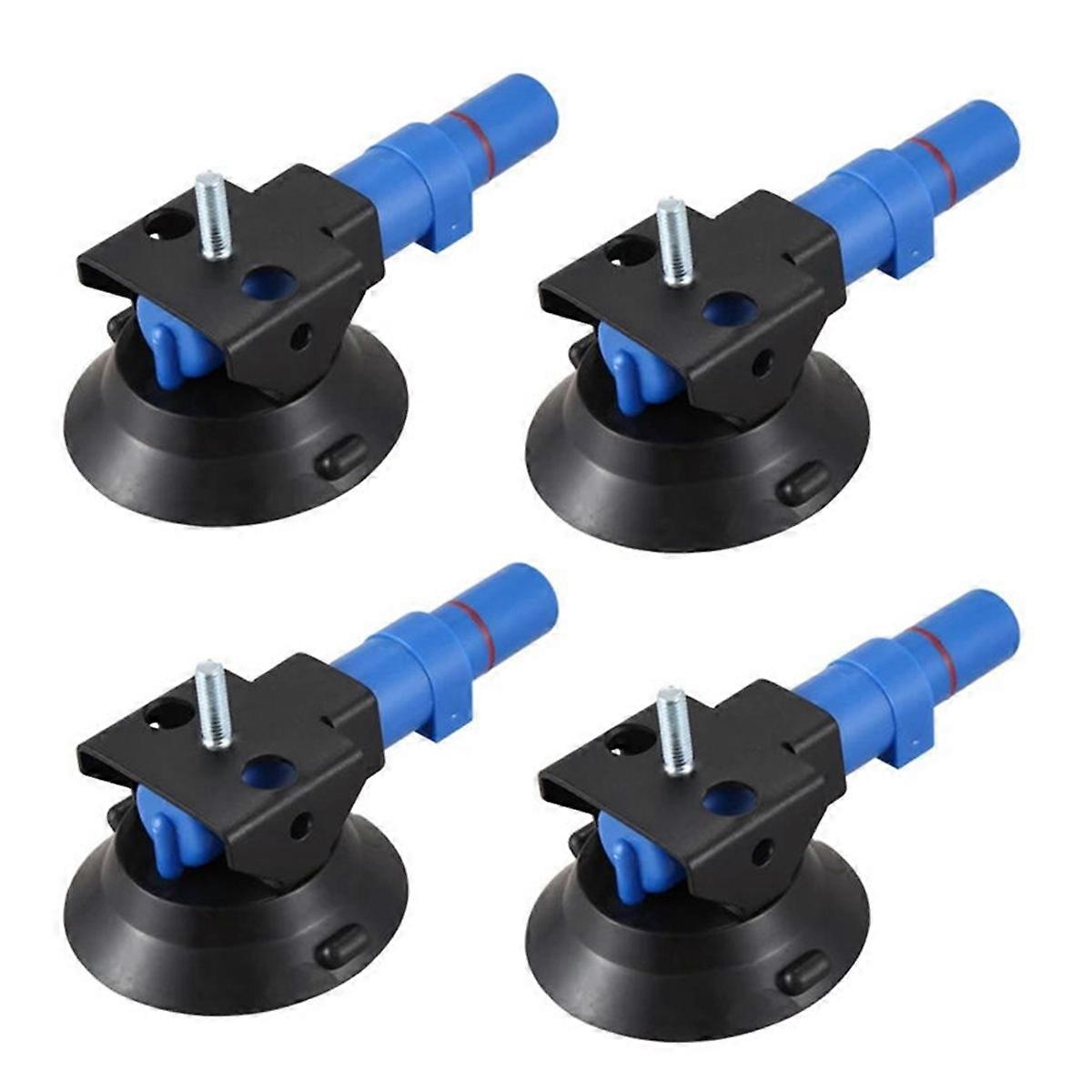 4X 3 Inch Concave Vacuum Cup 75Mm Heavy Duty Hand Pump Suction Cup with M6 Threaded Stud