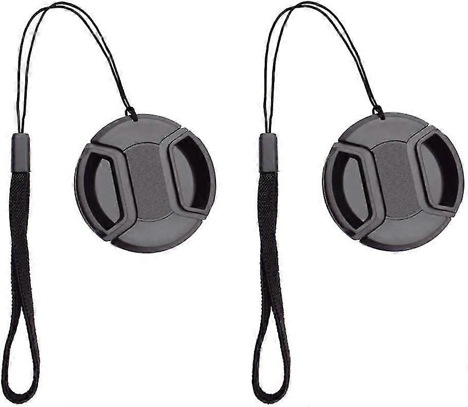 55mm objektivdæksel med Keeper -2 Pack