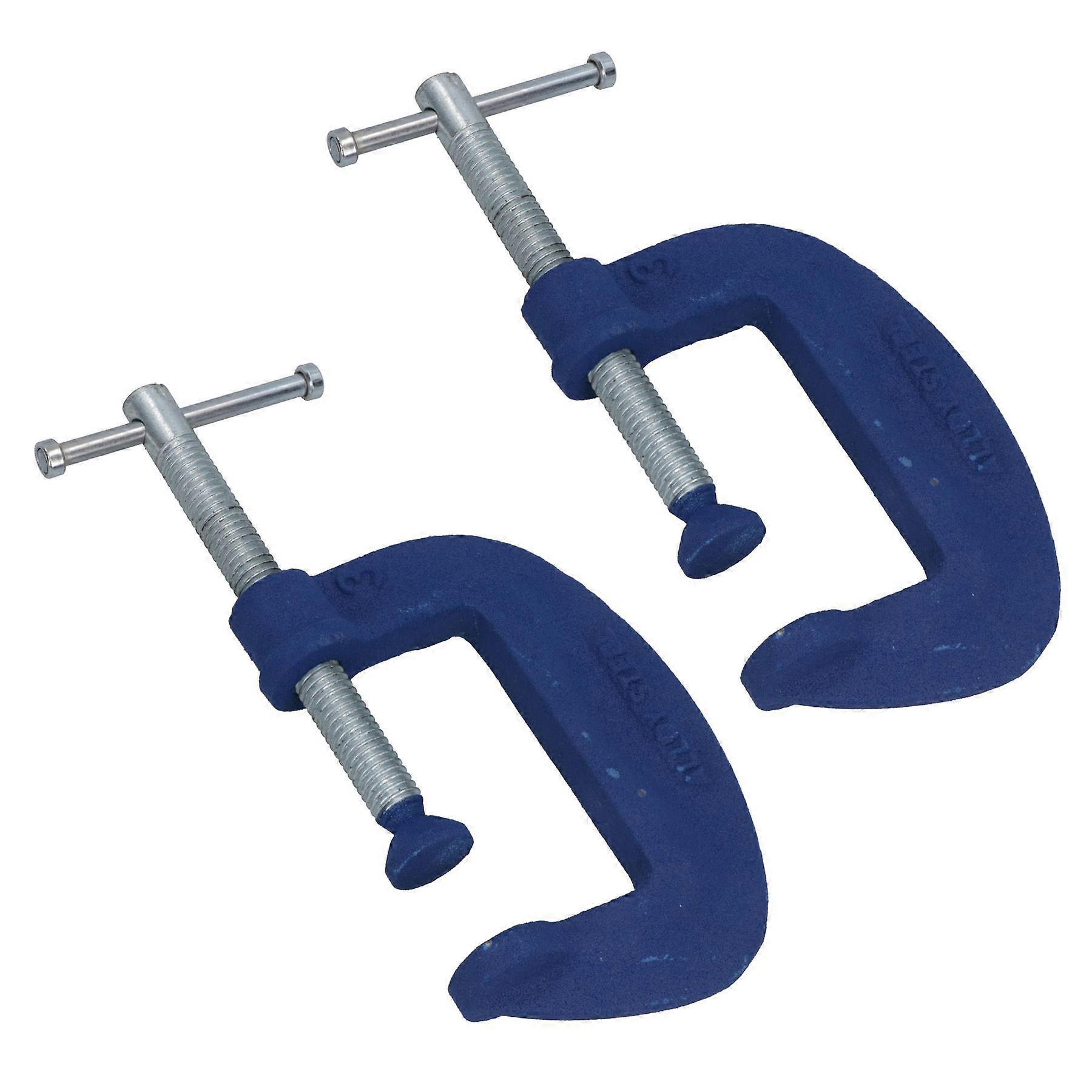 3" Heavy Duty G Clamp (2 Pack) C Grip  Holder Clasp Vice TE295