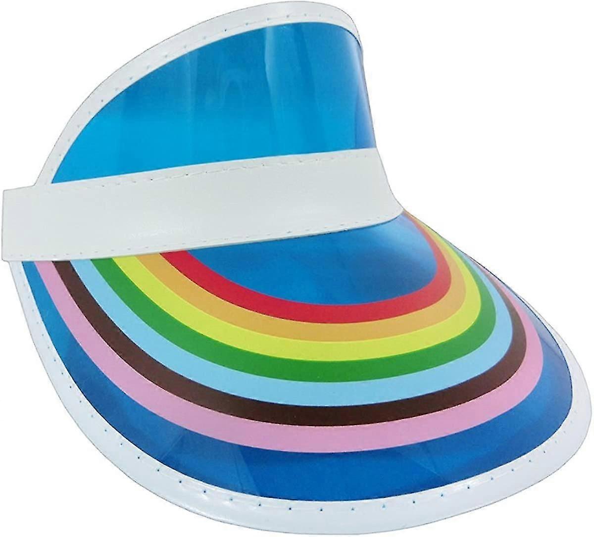 Clear Colored Plastic Sun Visor Rain Tennis Beach Vegas,1728