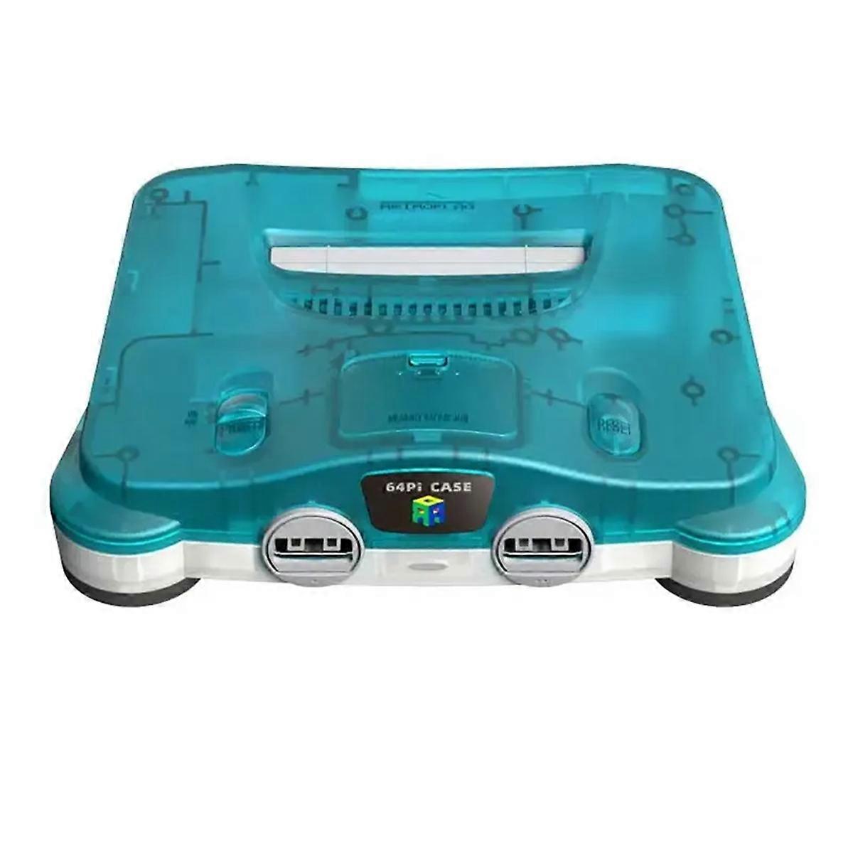 For 64Pi Case with Dual USB Ports, SD Card Storage, Safe Shutdown and Reset for Raspberry Pi5