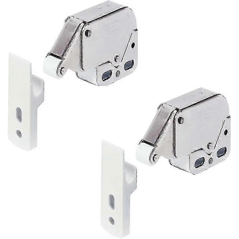 Mini Latch Automatic Spring Catch(2pcs, White) DNf KTG