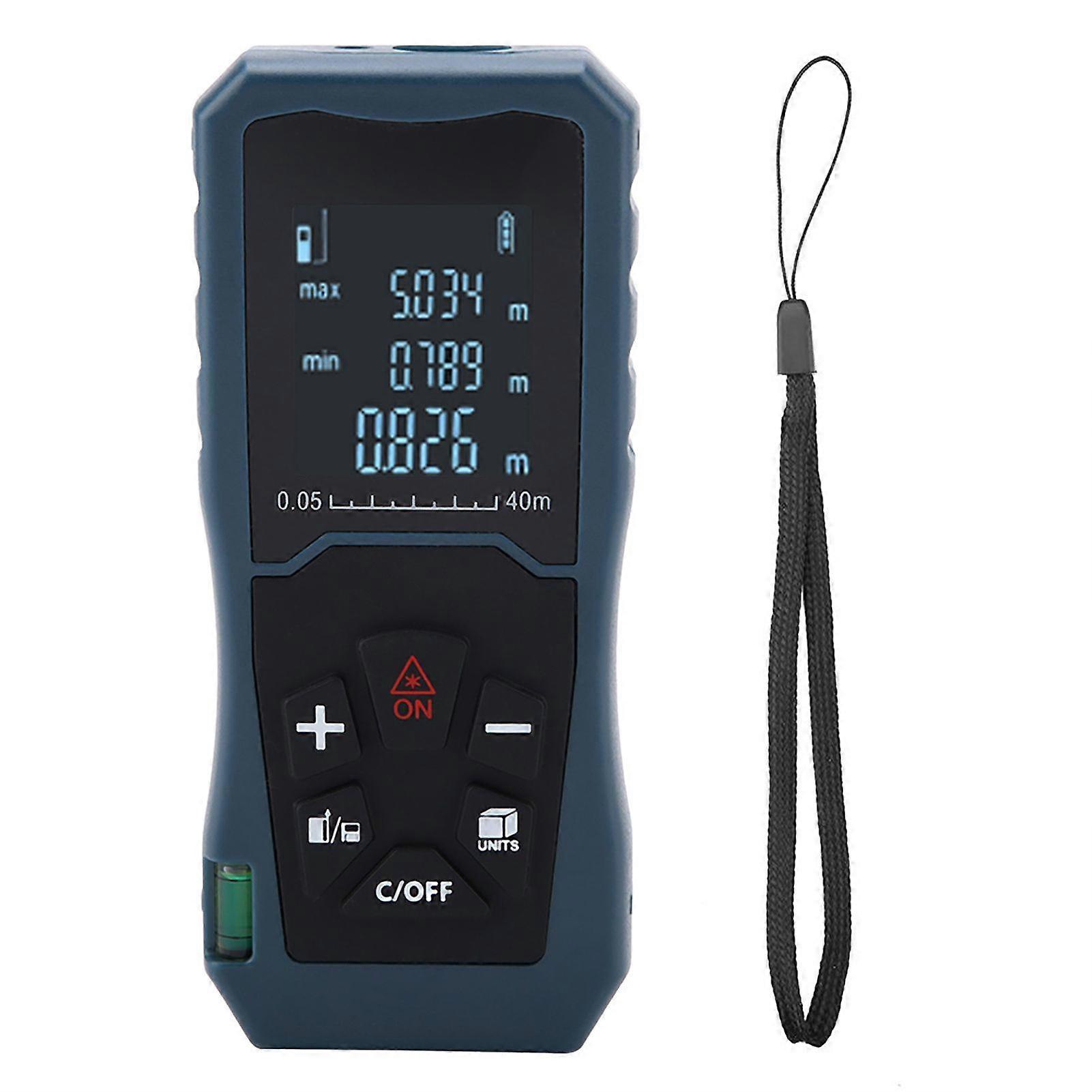 Digital Laser Rangefinder Distance Meter Laser Range Finder Tape Distance Measure (S40)