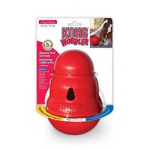 Kong KONG Wobbler Futter- und Leckerlispender Hundespielzeug, rot, 1 Stück/groß