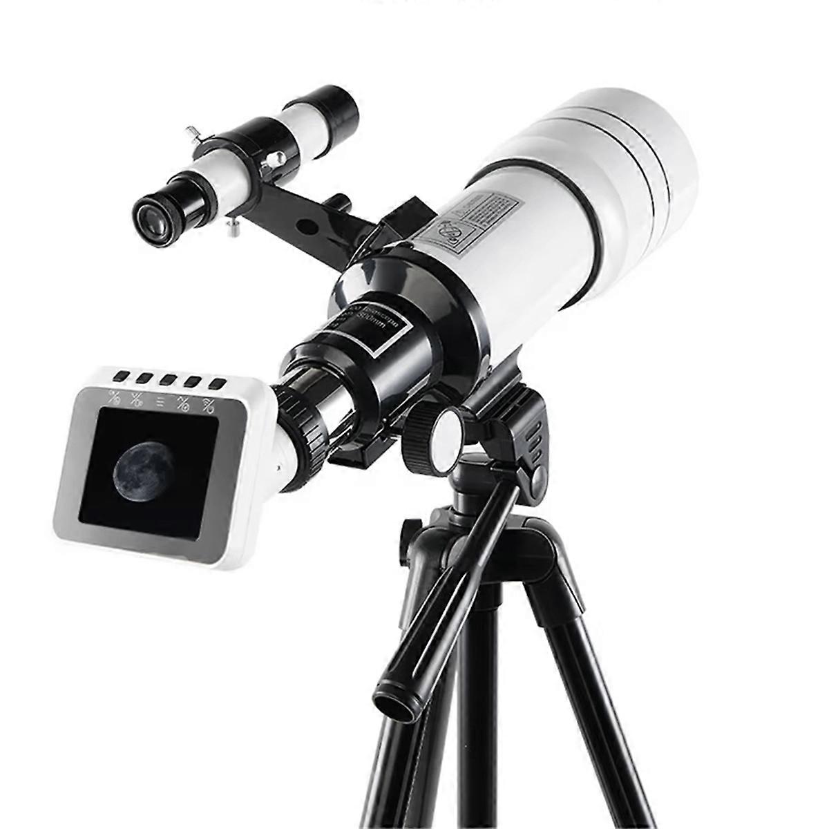 Professional Astronomical Telescope Monocular 70300 Electronic Eyepiece 70MM Large-Aperture for Stargazing Bird Watching