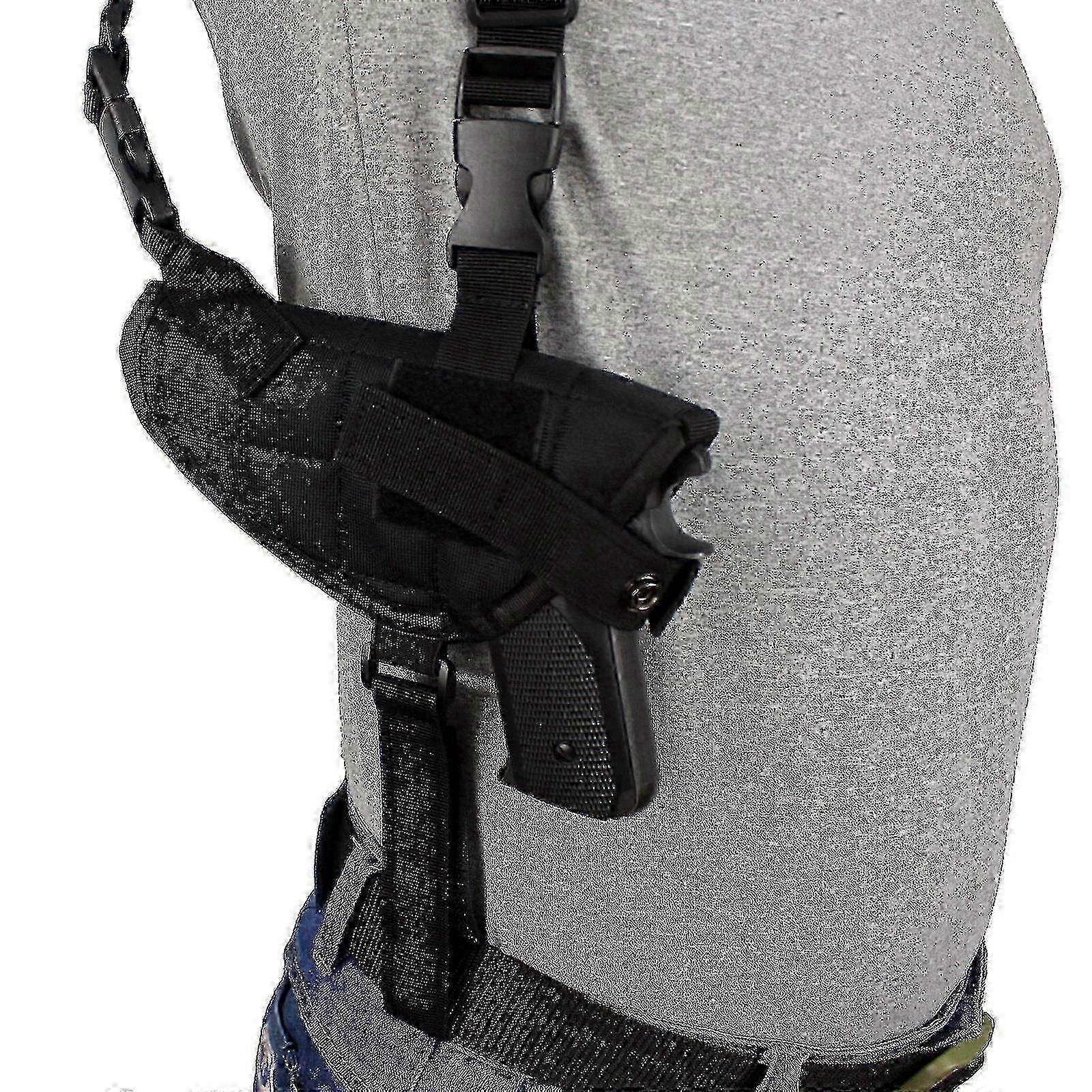 Tactical Hand Gun Shoulder Holster Black Under Arm Double Soft Pistol Holster-yvan