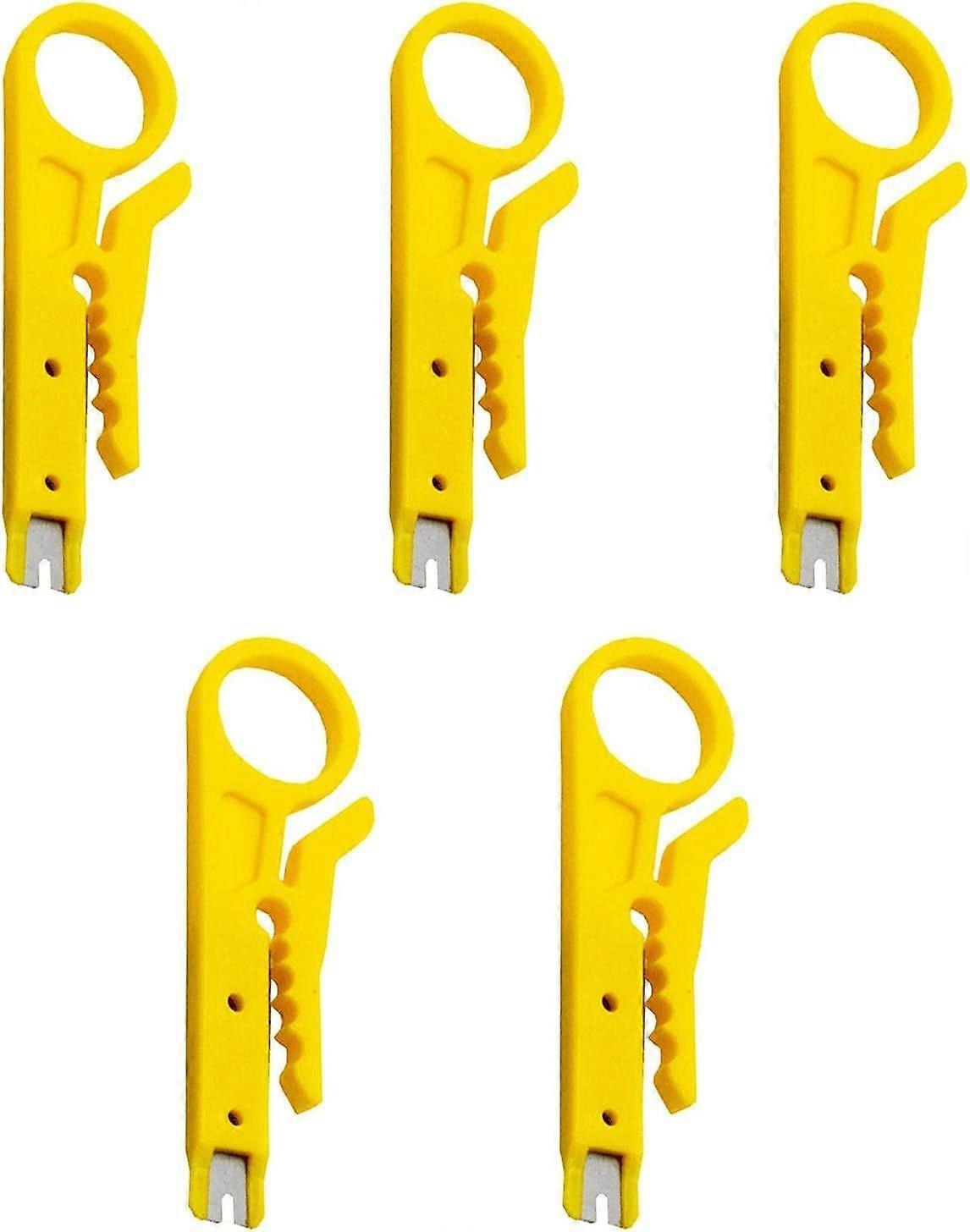 5Pcs Mini Cable Stripper Knives Portable Mini Wire Strippers Cable Stripping Tools for 5-6.2mm Diameter Cables