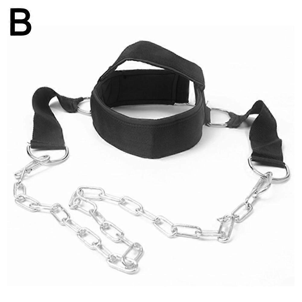 Head Harness Neck Trainer Exercise Builder Muscles Weight Lifting Adjustable