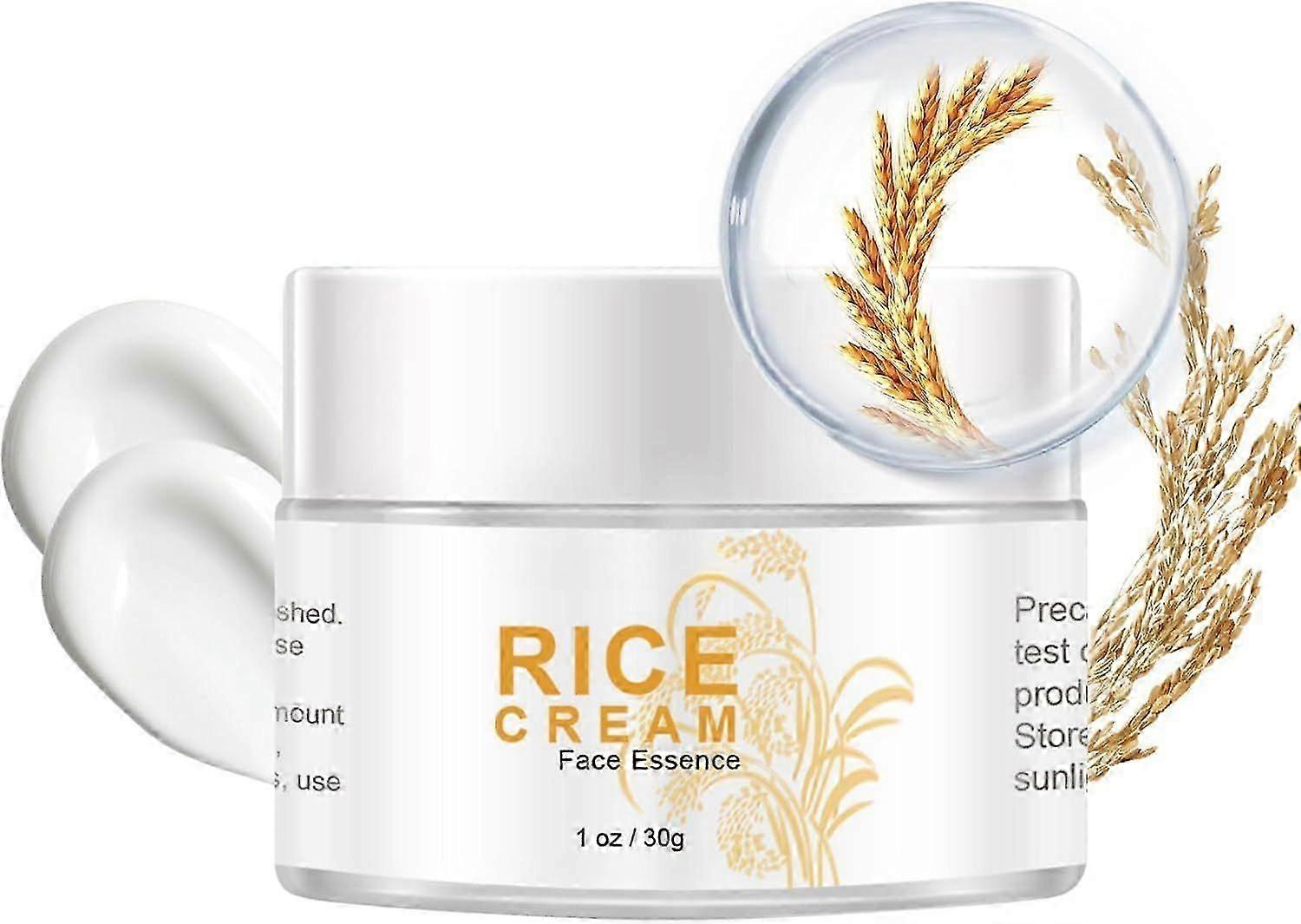 ExquisiteRice Cream for Face, Rice Moisturizer with Niacinamide, Αντιγηραντική Ενυδατική Κρέμα Προσώπου, Βελτιώνει τον Ενυδατικό Φραγμό του Δέρματος, Εξομαλύνει τον Τόνο του Δέρματος
