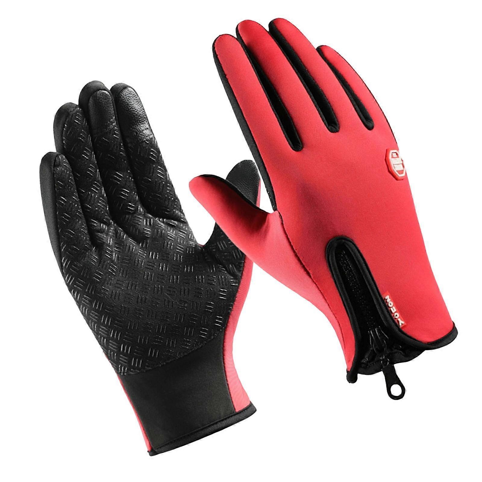Gants d’hiver Gants thermiques Coupe-vent Antidérapant Gants pour temps froid Isolé