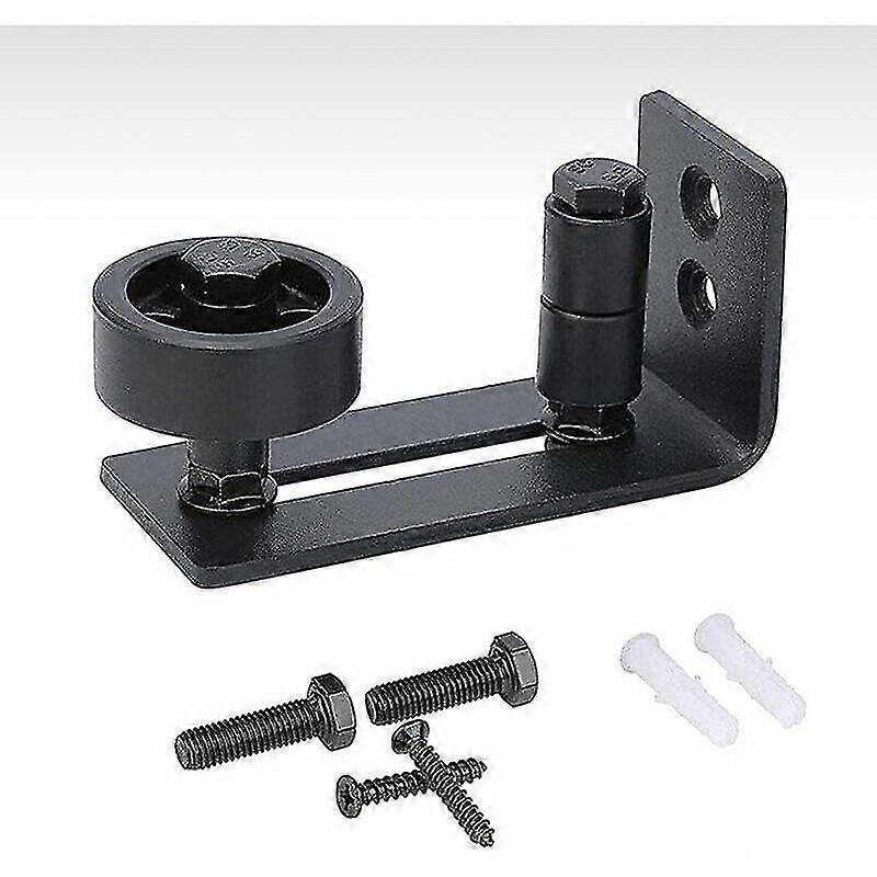 120mm Flush Bottom Adjustable Living Room Rollers Sliding Door Wall Guide Wall Hardware