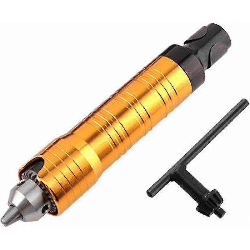 6.5mm Chuck - Flexible Shank Rotary Tool for Grinders, Routers, Cordless Mini Drills - Polishing Tools (Gold)