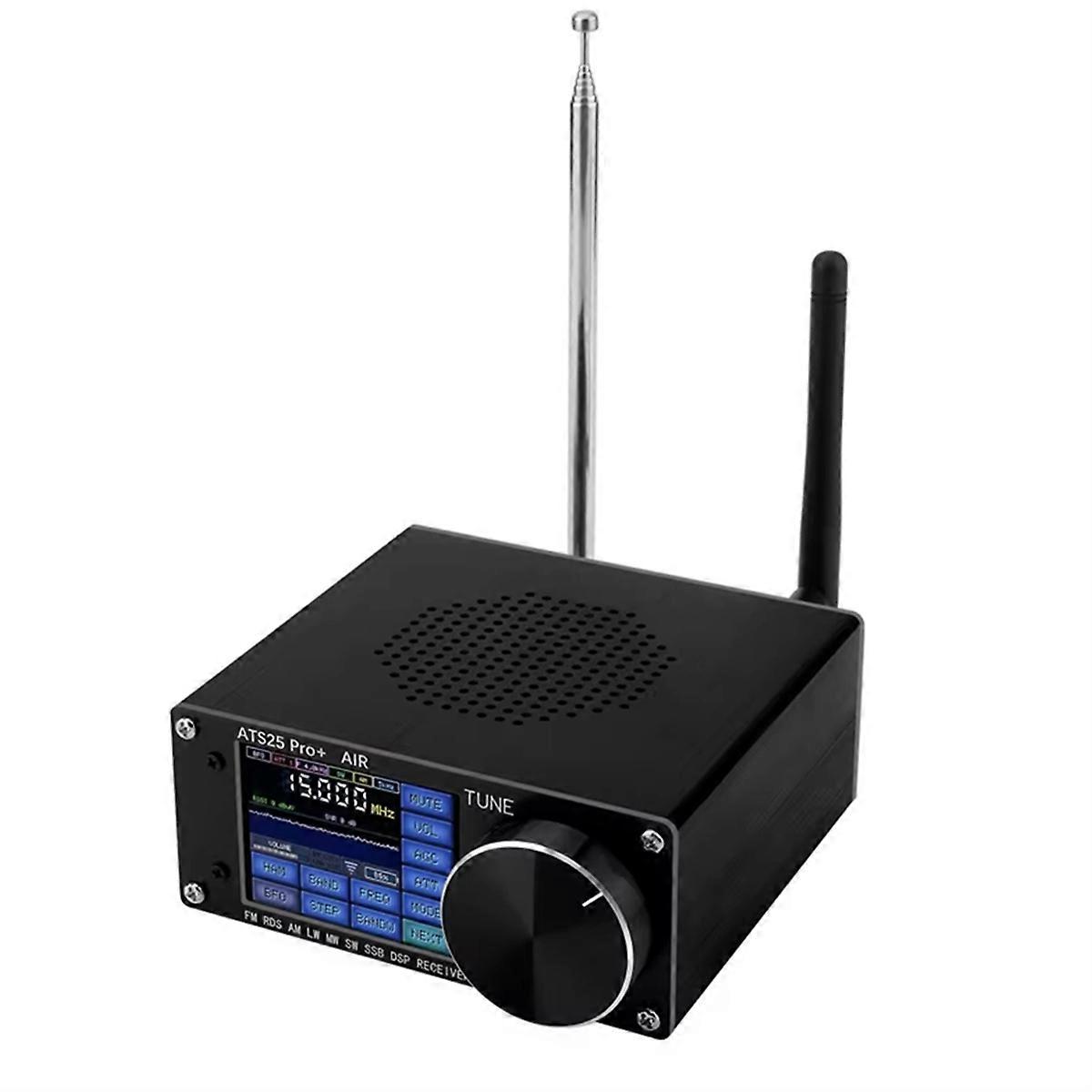 ATS25 Pro+ stöder Bluetooth Wifi FM SW SSB MW LW AIR SDR-mottagare