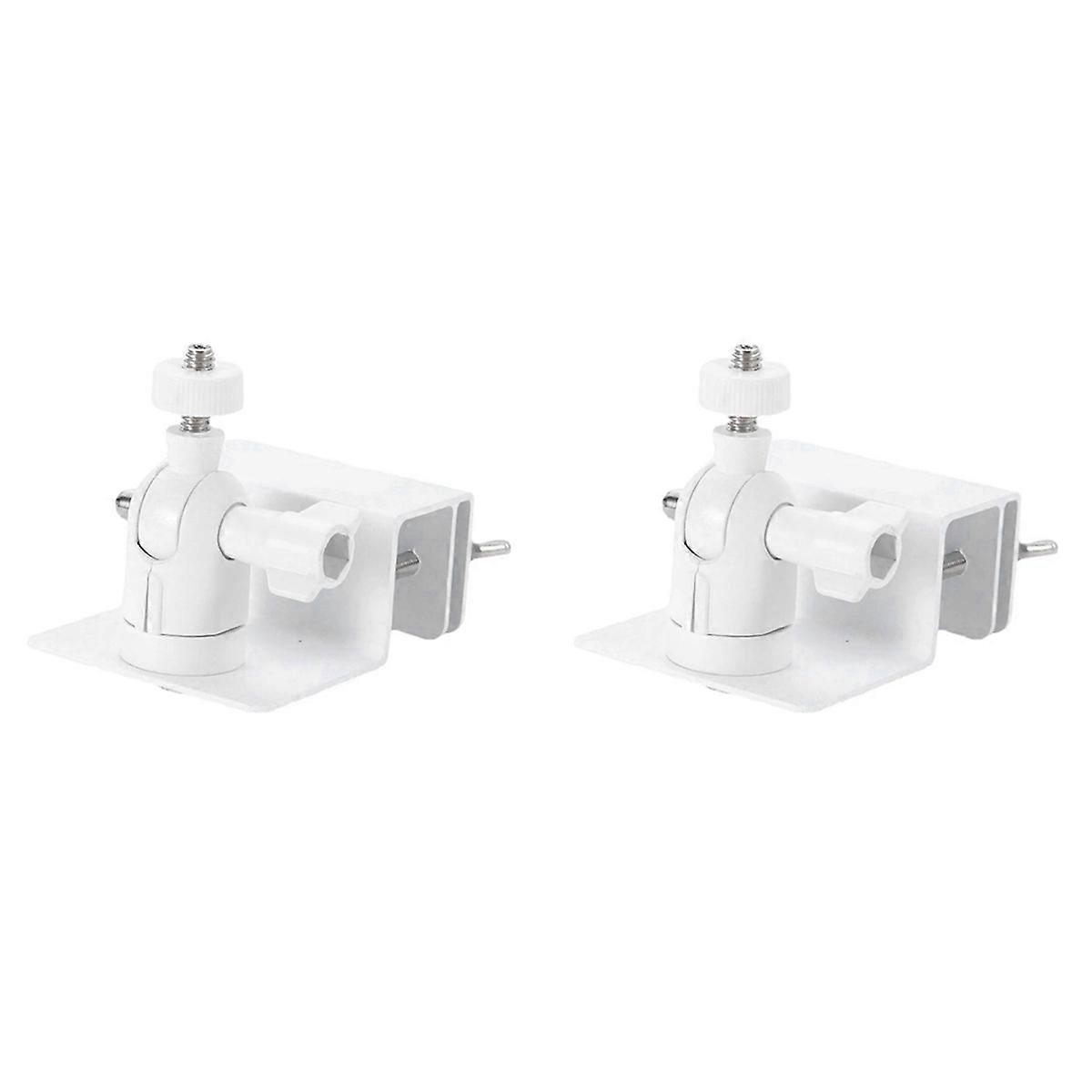 2X Special Monitoring Bracket for Rain Gutter Weatherproof Gutter Mount Bracket with Screw for Secu