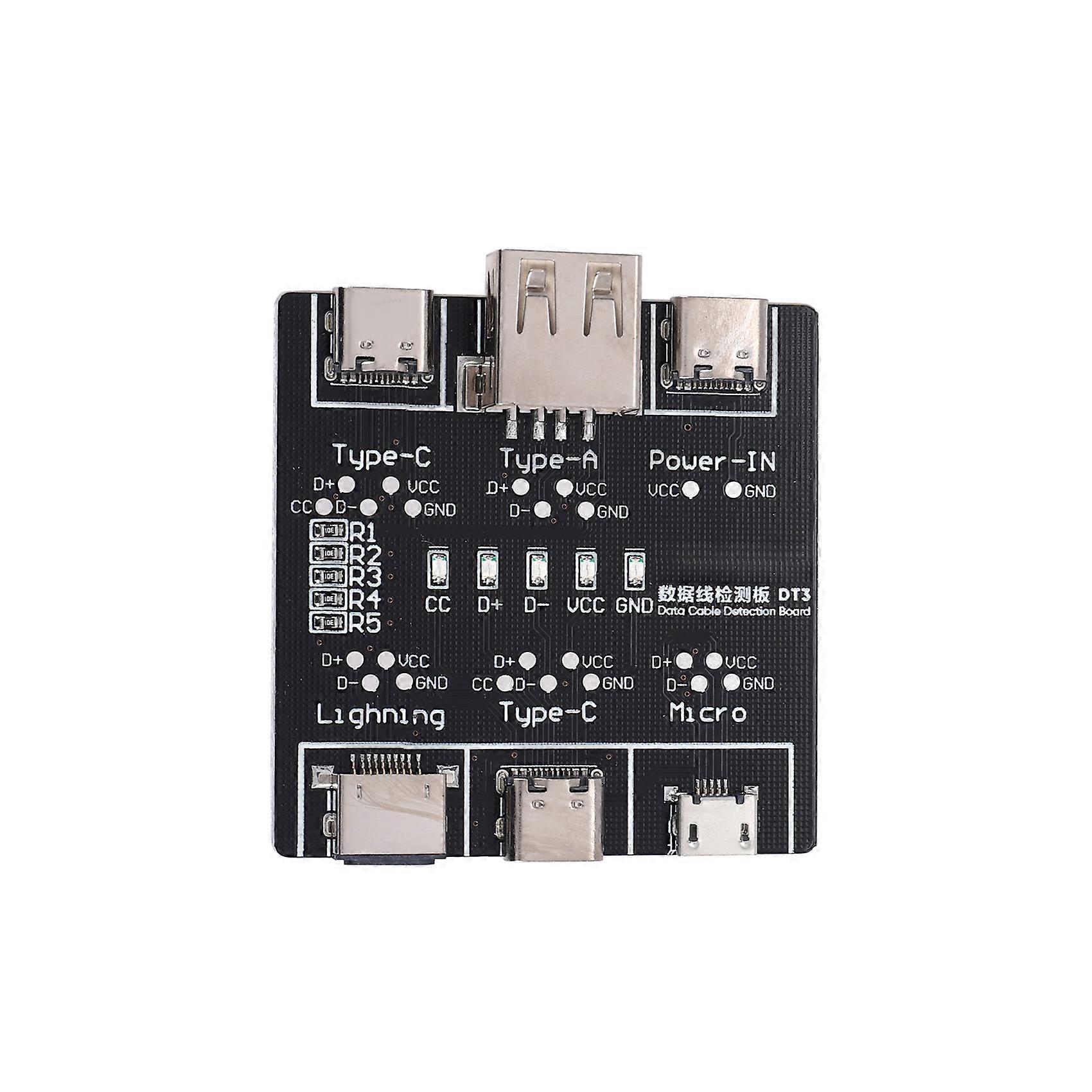 DT3 Data Cable Detection Board USB Cable Tester for IOS Android