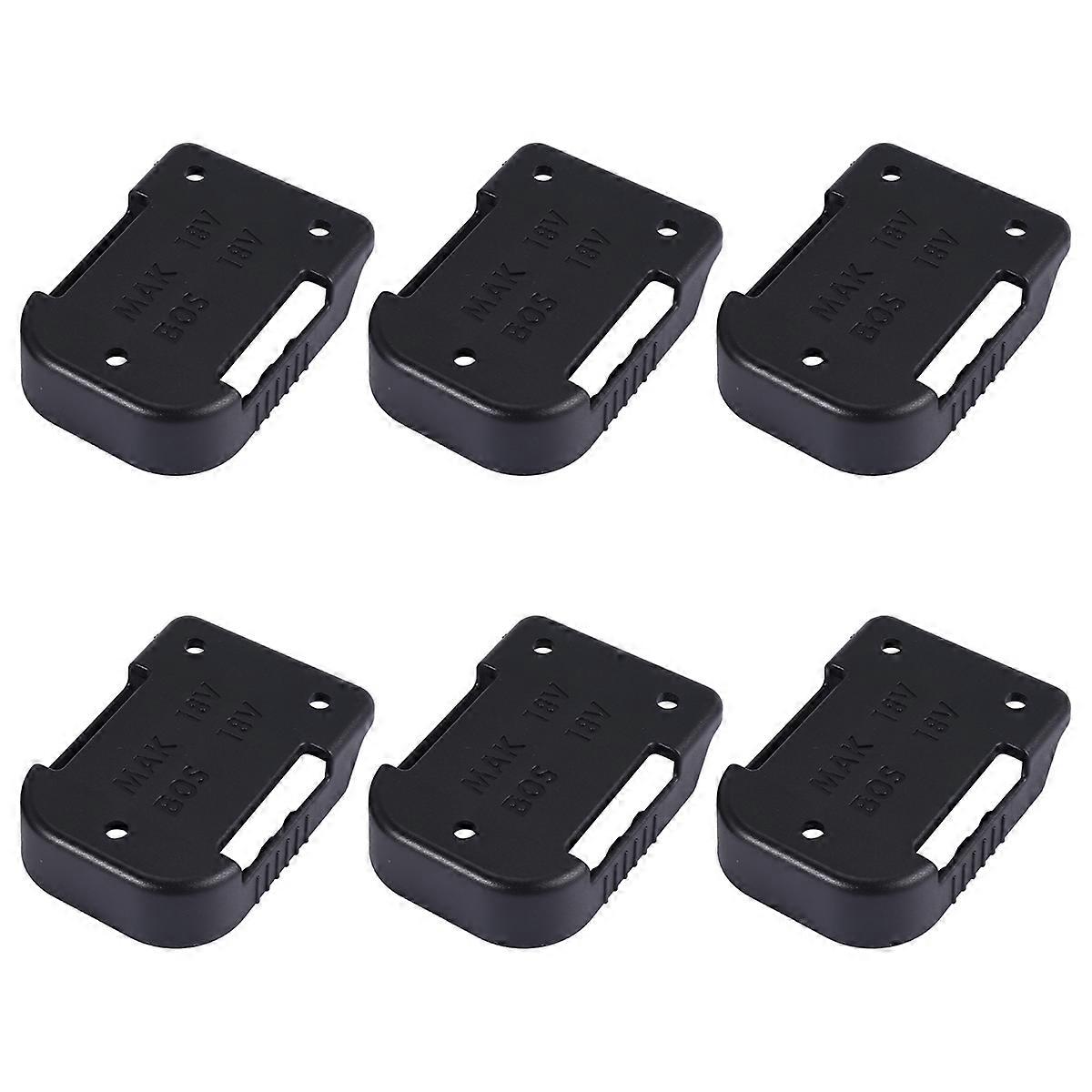 6 Pack Battery Mounts Holder for 18V Battery,Also for 