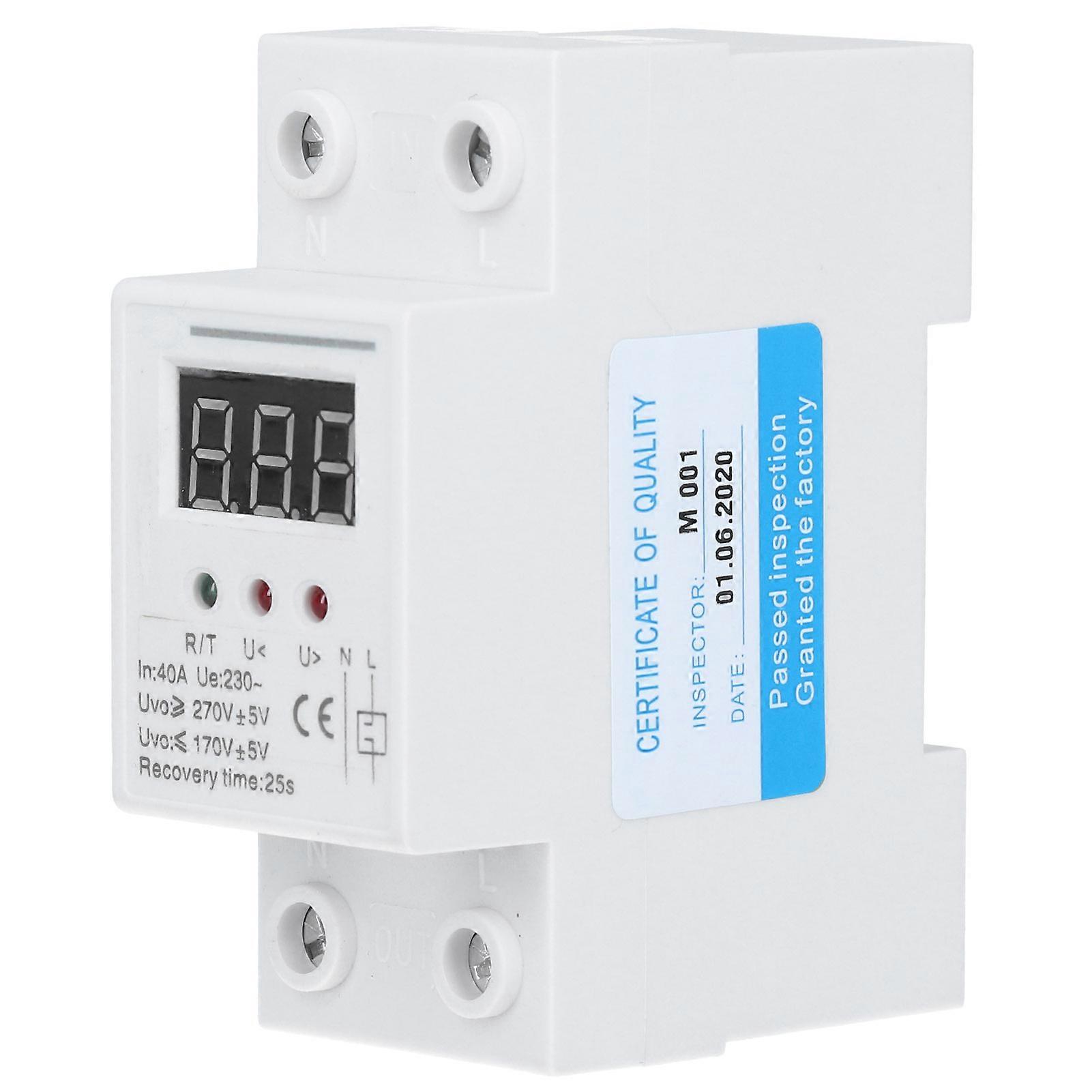 Digital Display Self‑Recovery Automatic Reset Voltage Protection Device 230V