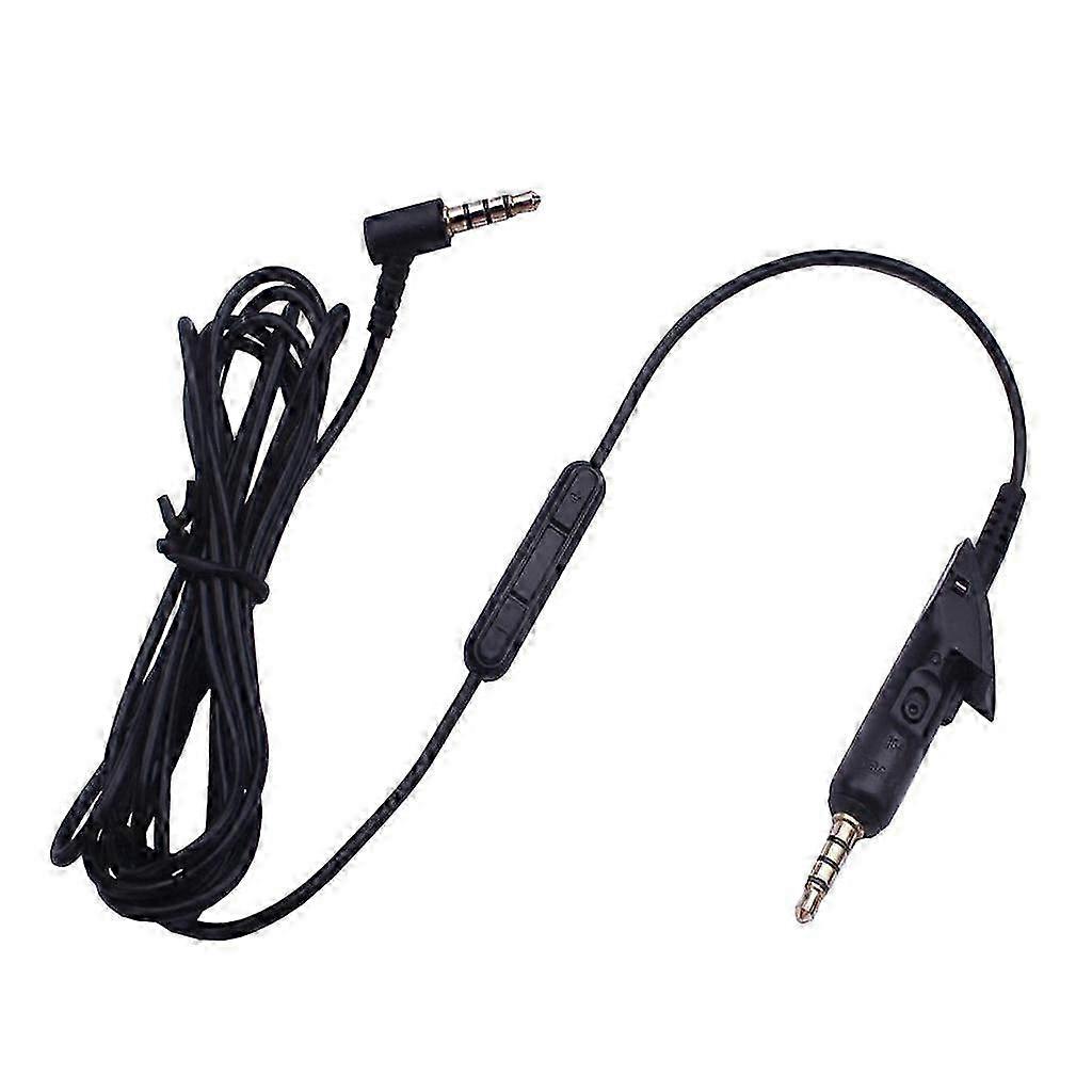 QuietComfort 15 QC15 QC2 Headphone Replacement Audio Cord with Built-in Microphone