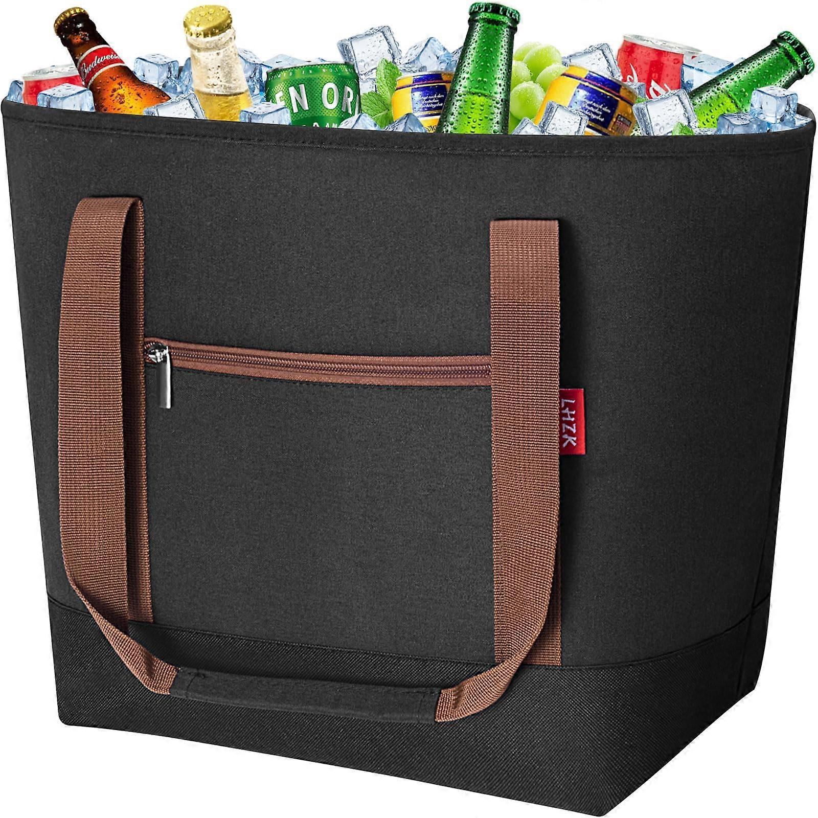 Jumbo Insulated Foldable Leakproof Bag Cooler for Shopping 50L