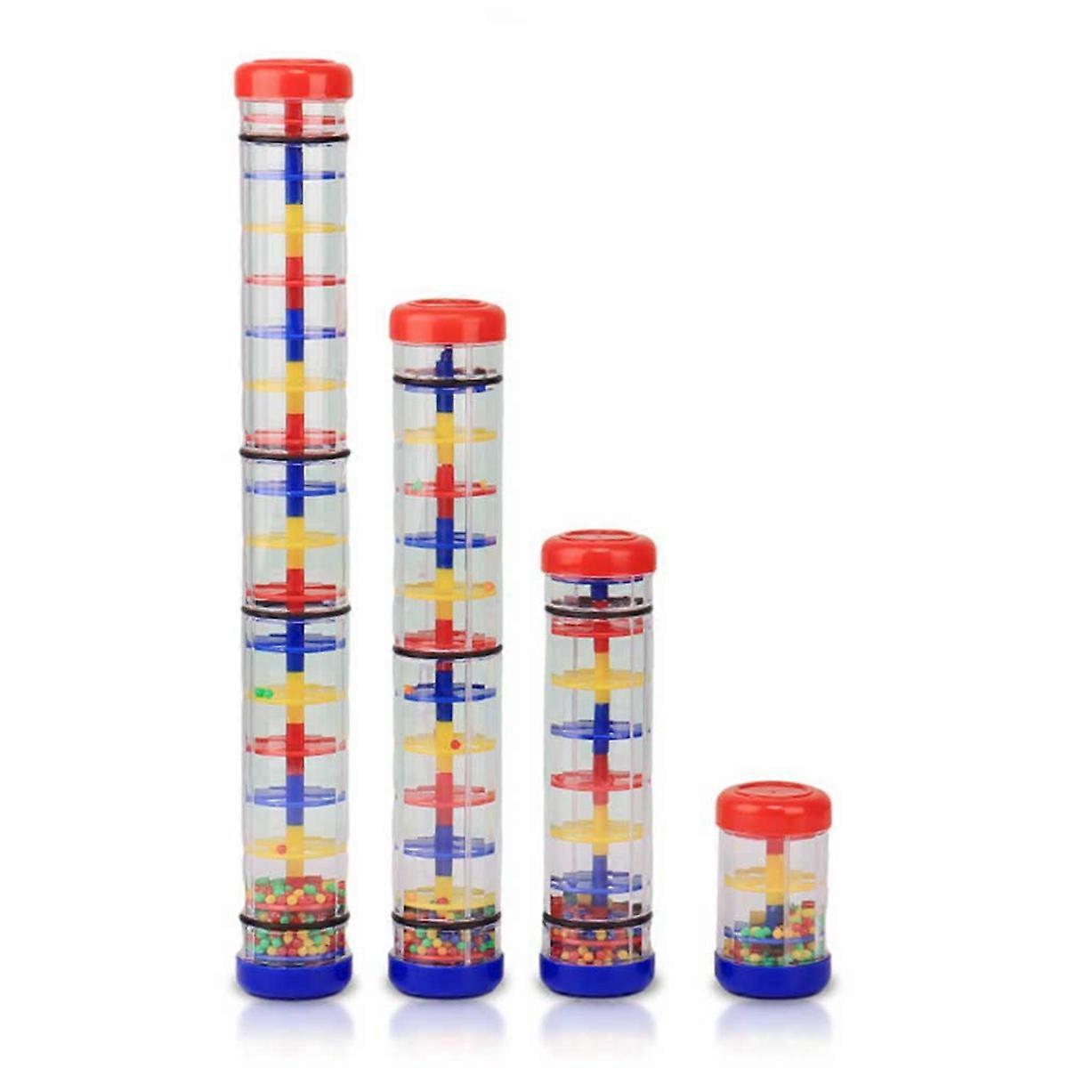 4Pack Rain Maker Stick Tube for Kids Rain tube Rattle Tube