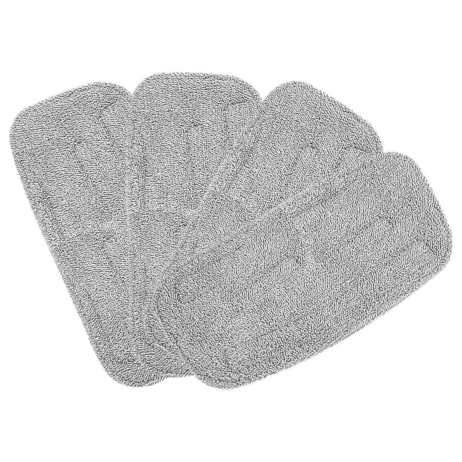 4Pcs Microfiber Steam Mop Pads, Washable Reusable Cloths Compatible with GF-6610 Steam Mop, High Absorbency and Durability