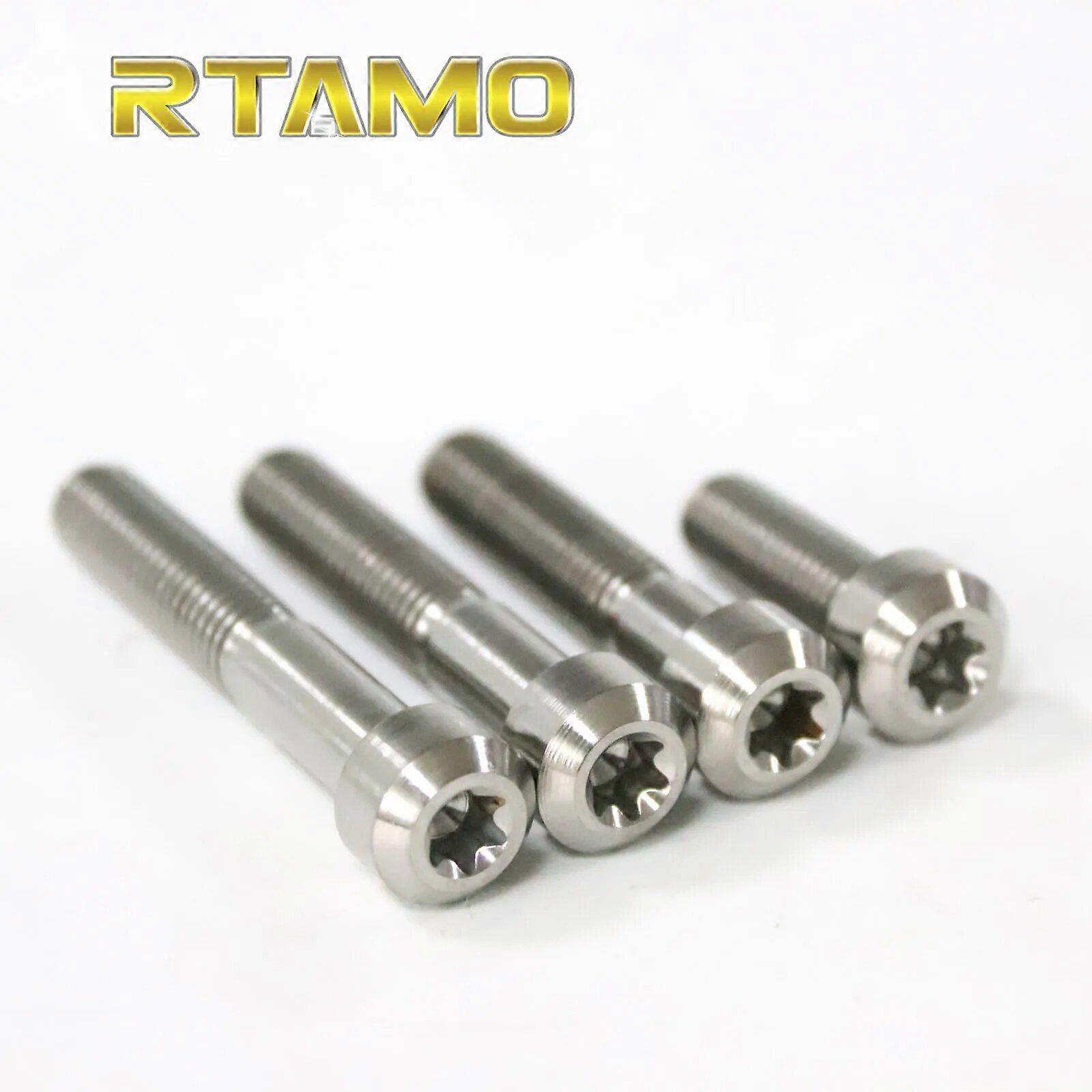 1PC M8X20/25/30/35/40//45/50/60MM Titanium Bolts Cylindrical Head High Performance Torx Drive