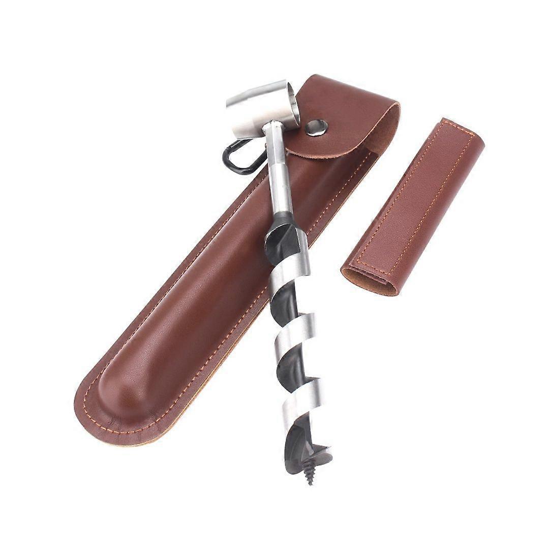 Hand Auger Wrench Tool Outdoor Survival Tool for Camping and Bushcraft Making Holes in Wood Manual Wood Drilling Tool