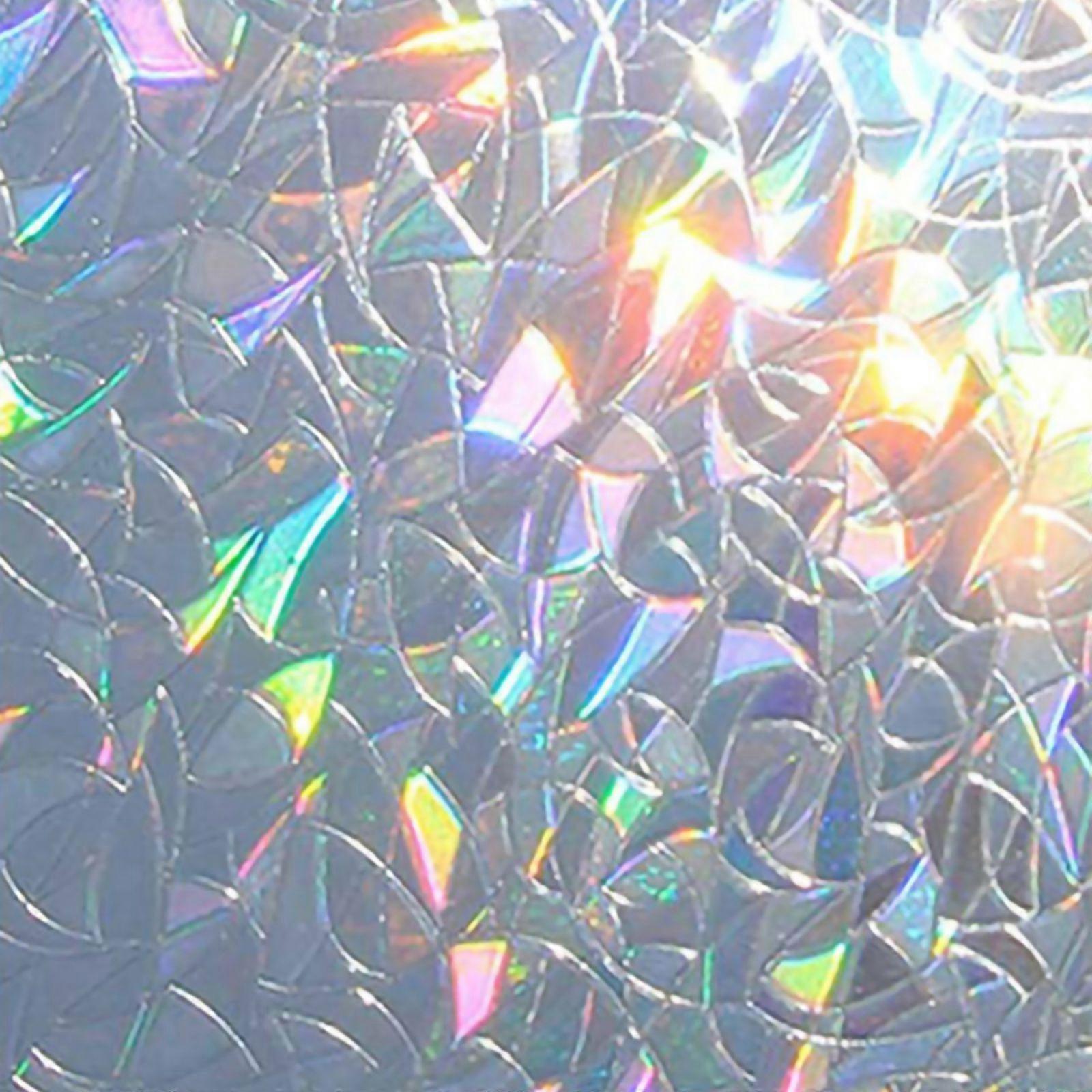 Stained Glass Decals Window Privacy Film Rainbow Decorative 3D Window Clings