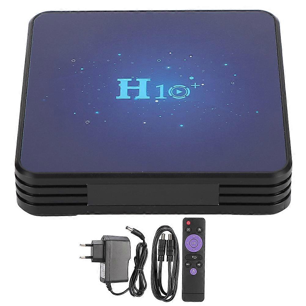 H10+ Net Player Internet TV Box Dual Frequency Digital Display for Android 9.0 100&#8209;240V