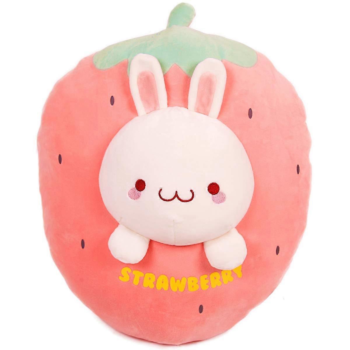 18's rabbit plush pillow cute strawberry