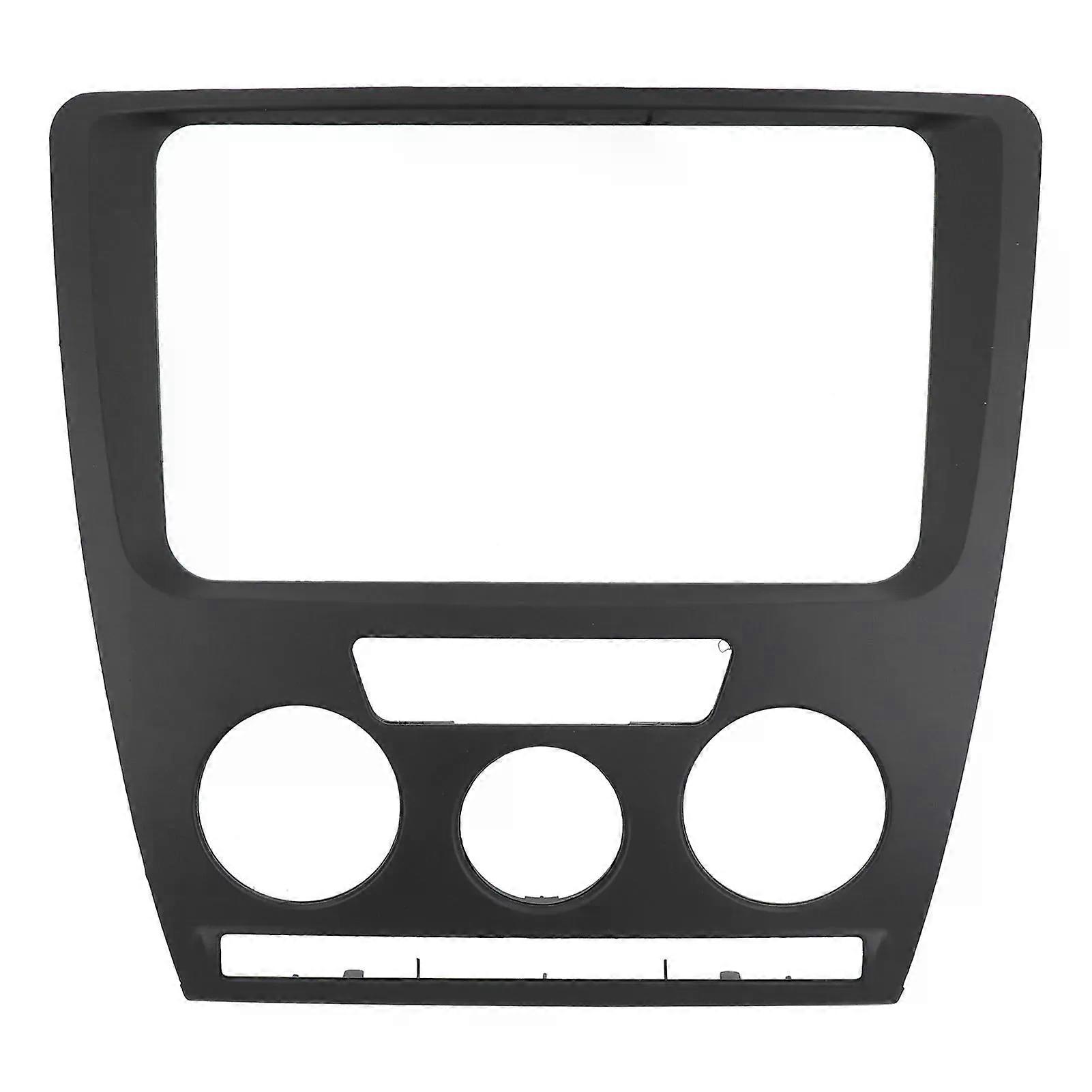2DIN Navigation Frame Centre Console Dashboard  o panel Replacement compatible for  Skoda Octavia 2007 2008 2009 Accessories Decoration