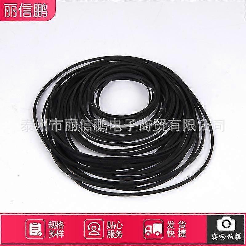 50 pcs Recorder Belts Tape Recorder Belts Square Cassette Recorder Belts for Repair